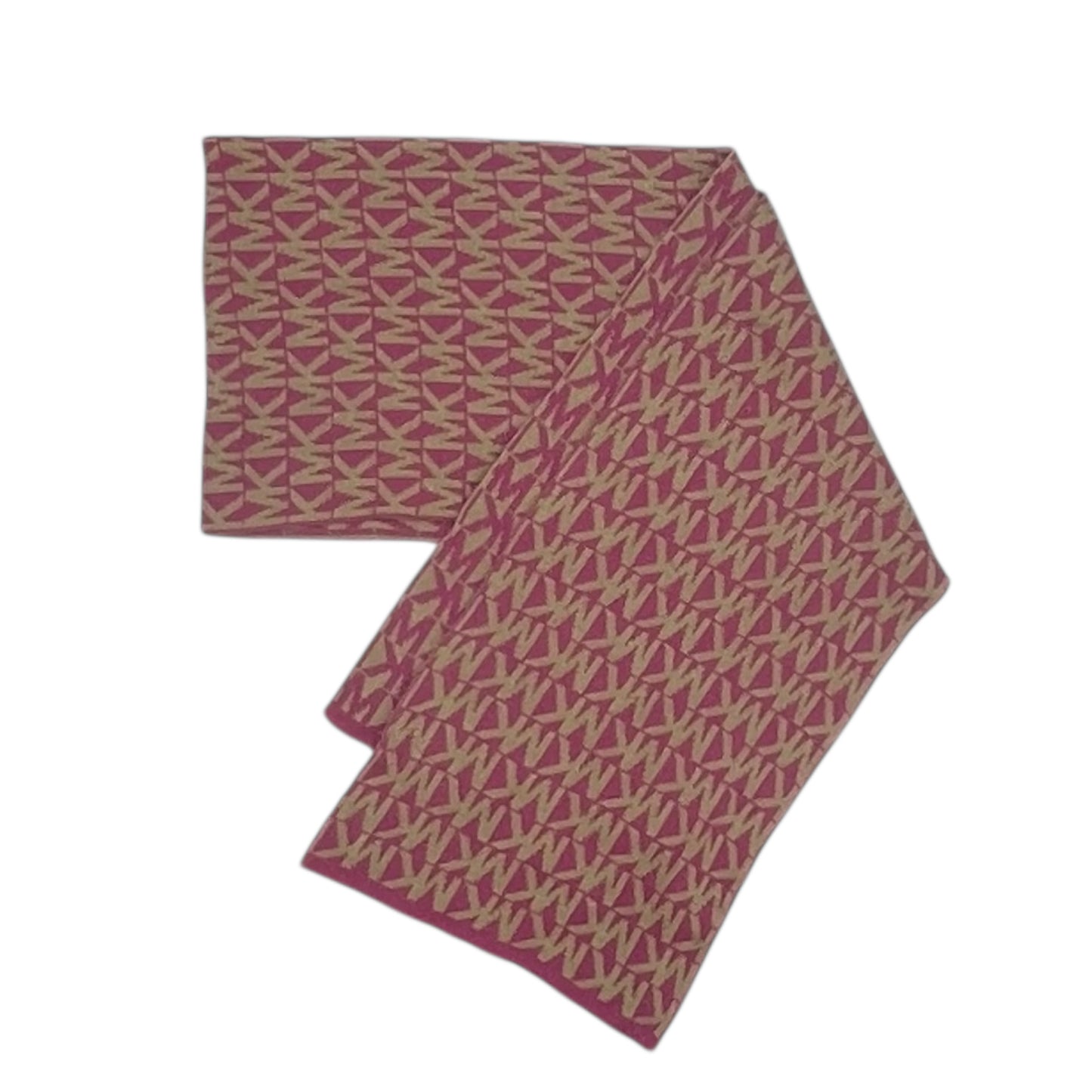 Scarf Designer By Michael Kors In Brown & Pink
