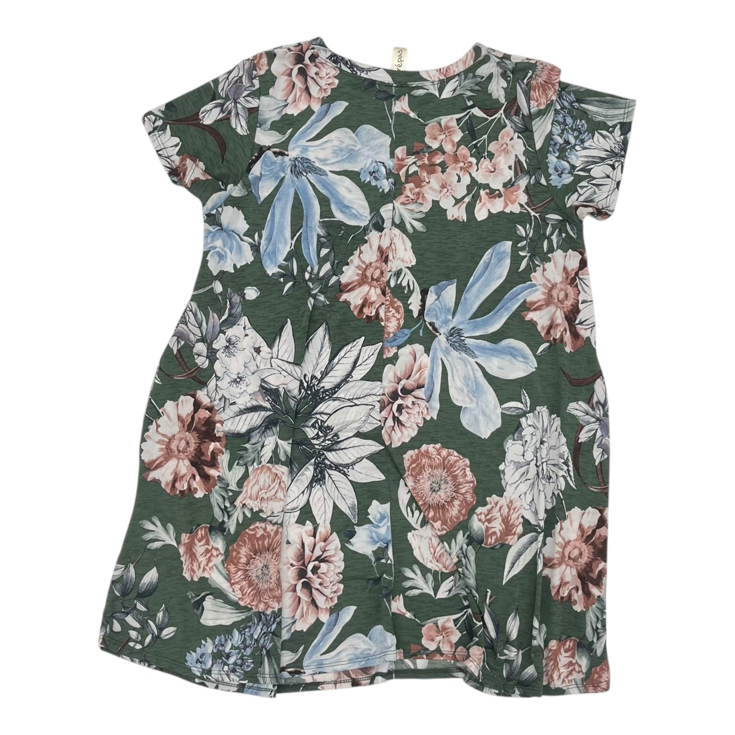 Tunic Ss By Clothes Mentor In Green, Size:M