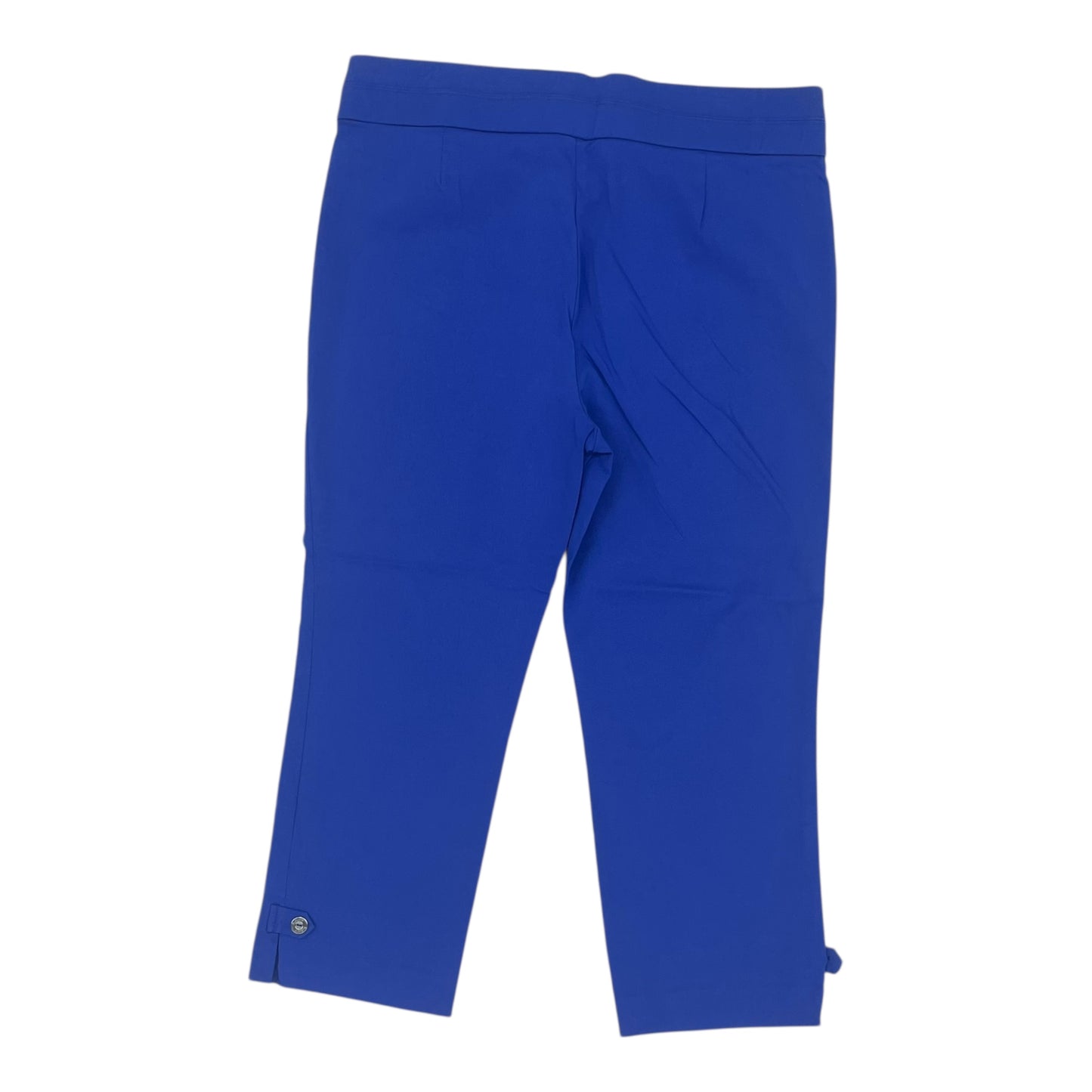 Pants Cropped By Rafaella In Blue, Size:14