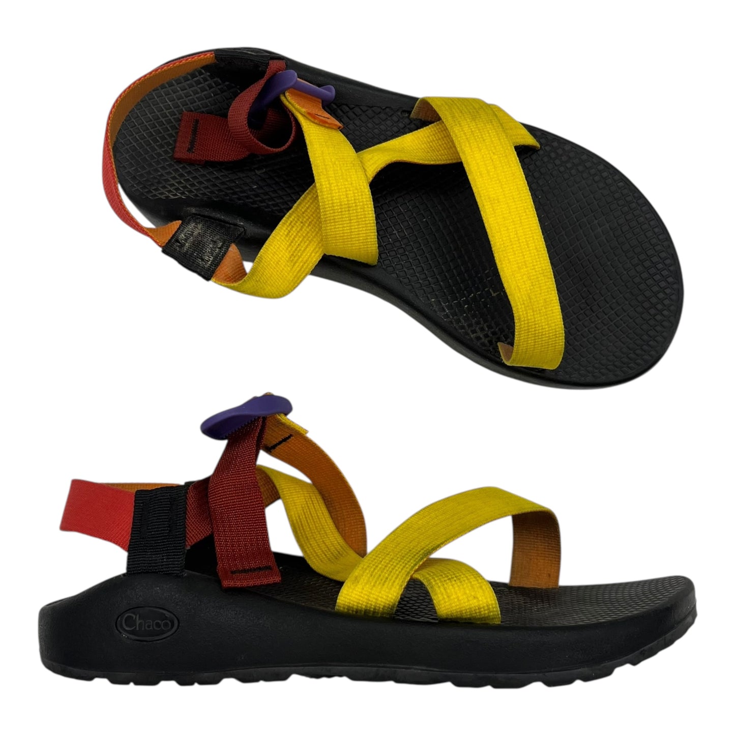 Sandals Sport By Chacos In Orange & Yellow, Size:10.5