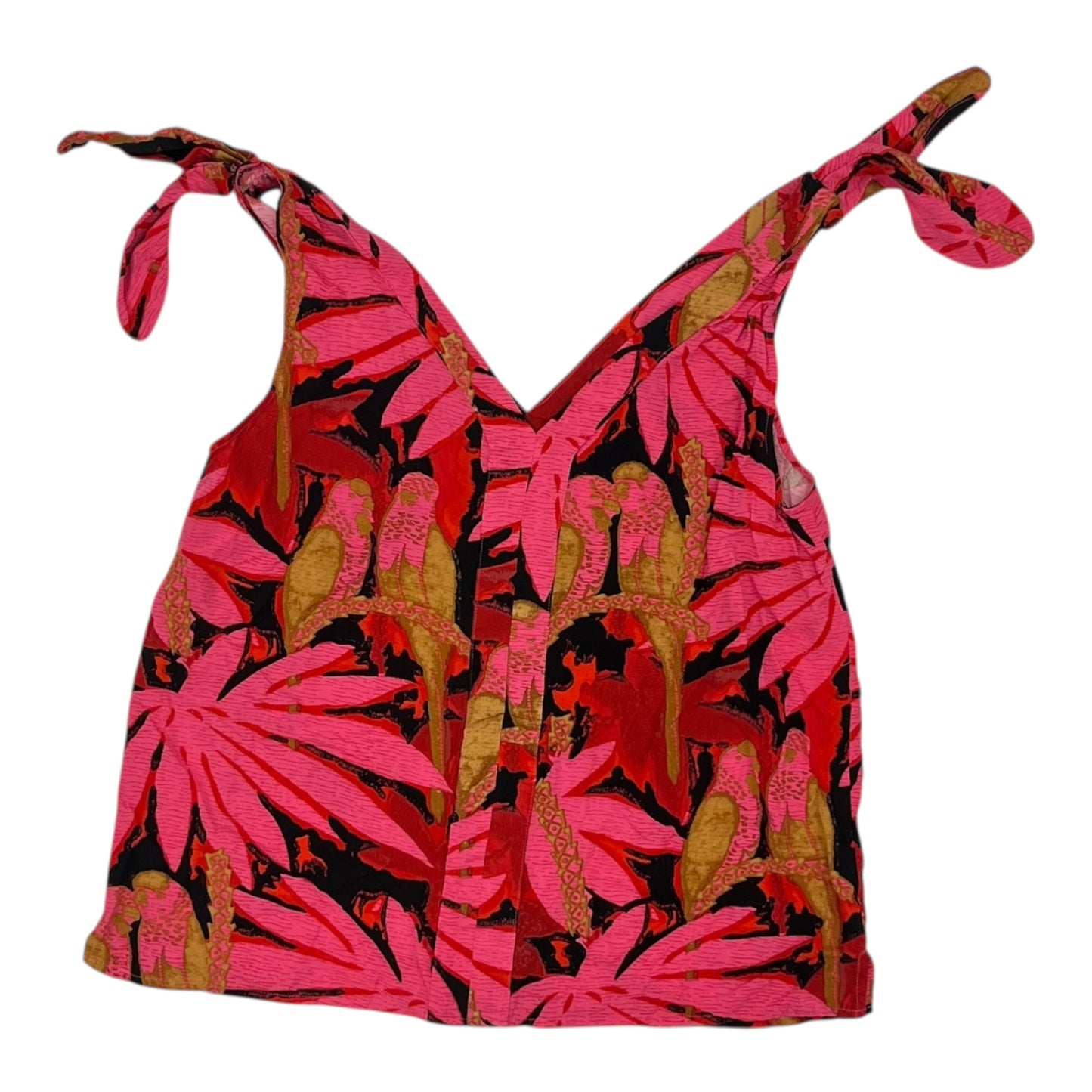 Blouse Sleeveless By J. Crew In Pink & Red, Size:S