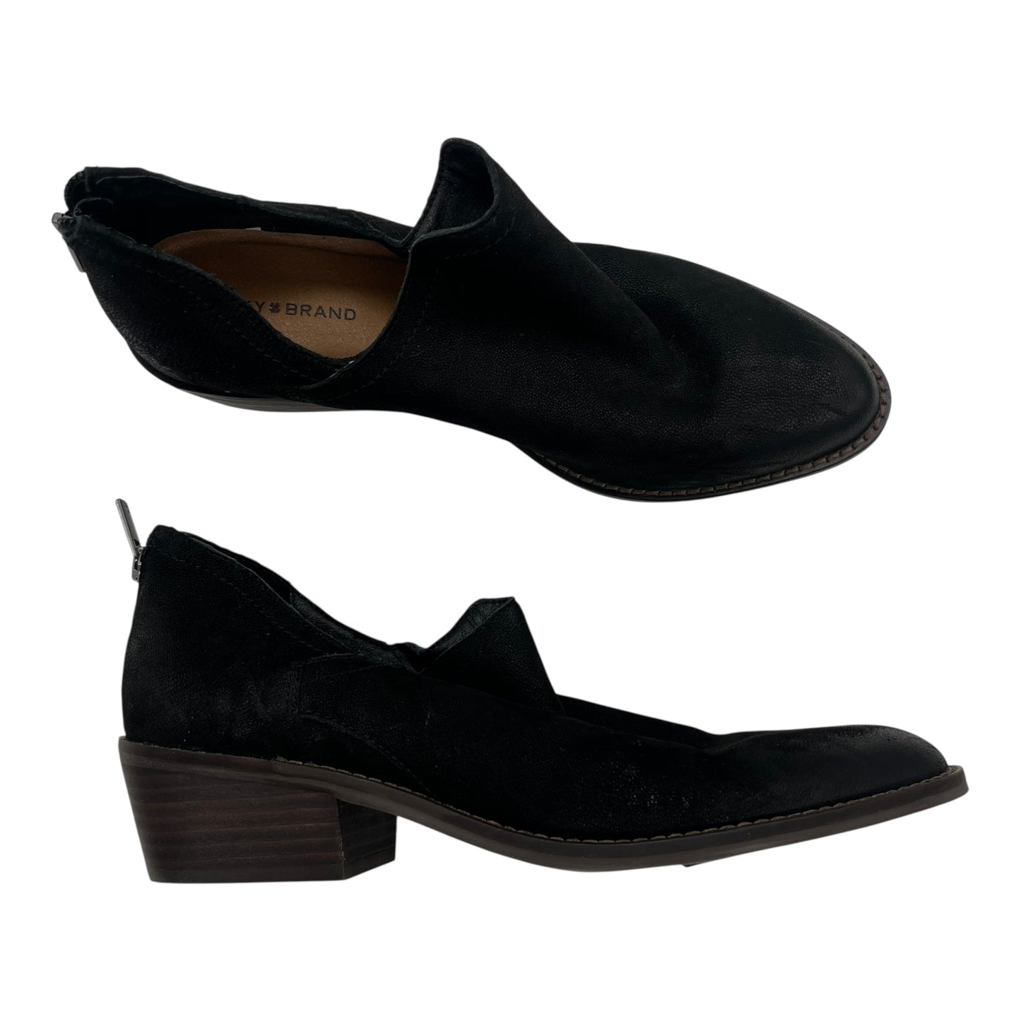 BOOTS ANKLE HEELS by LUCKY BRAND In BLACK, Size: 9.5