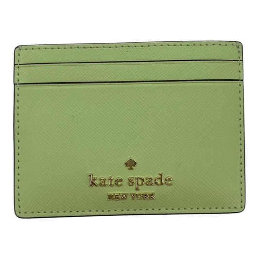 Wallet Designer By Kate Spade In Green, Size:Small