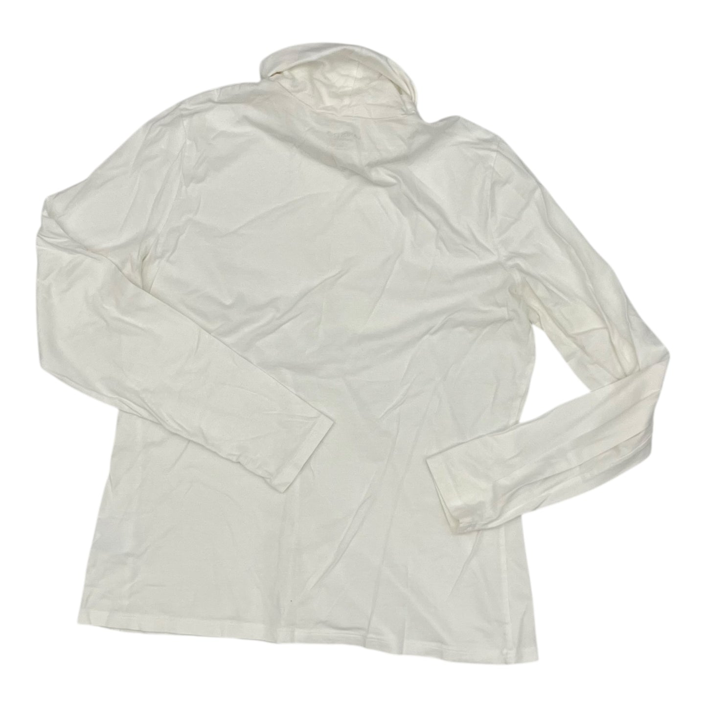 Top Ls Basic By Lands End In White, Size:L