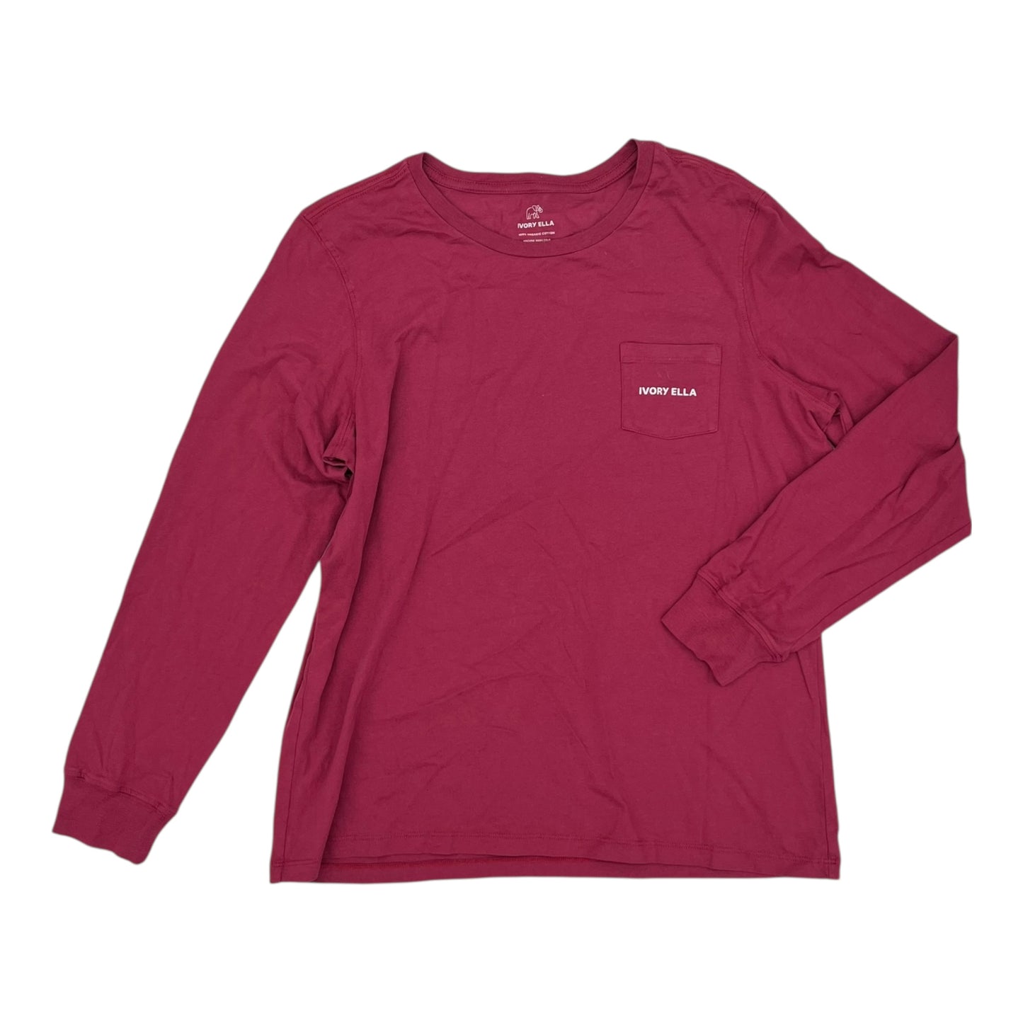 Top Ls By Ivory Ella In Maroon, Size:L