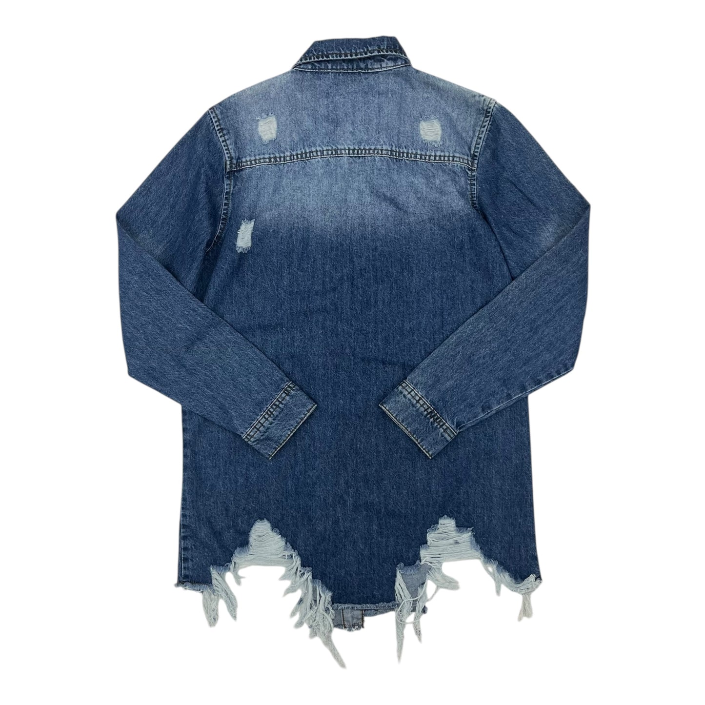 Jacket Denim By Clothes Mentor In Blue Denim, Size:M