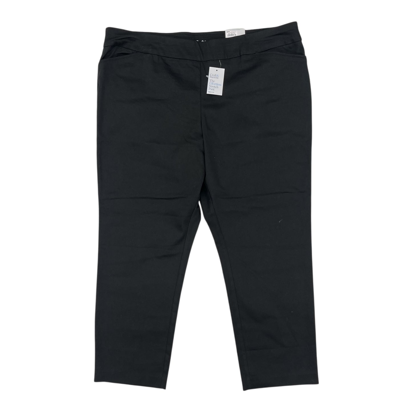Pants Chinos & Khakis By Croft And Barrow In Black, Size:24