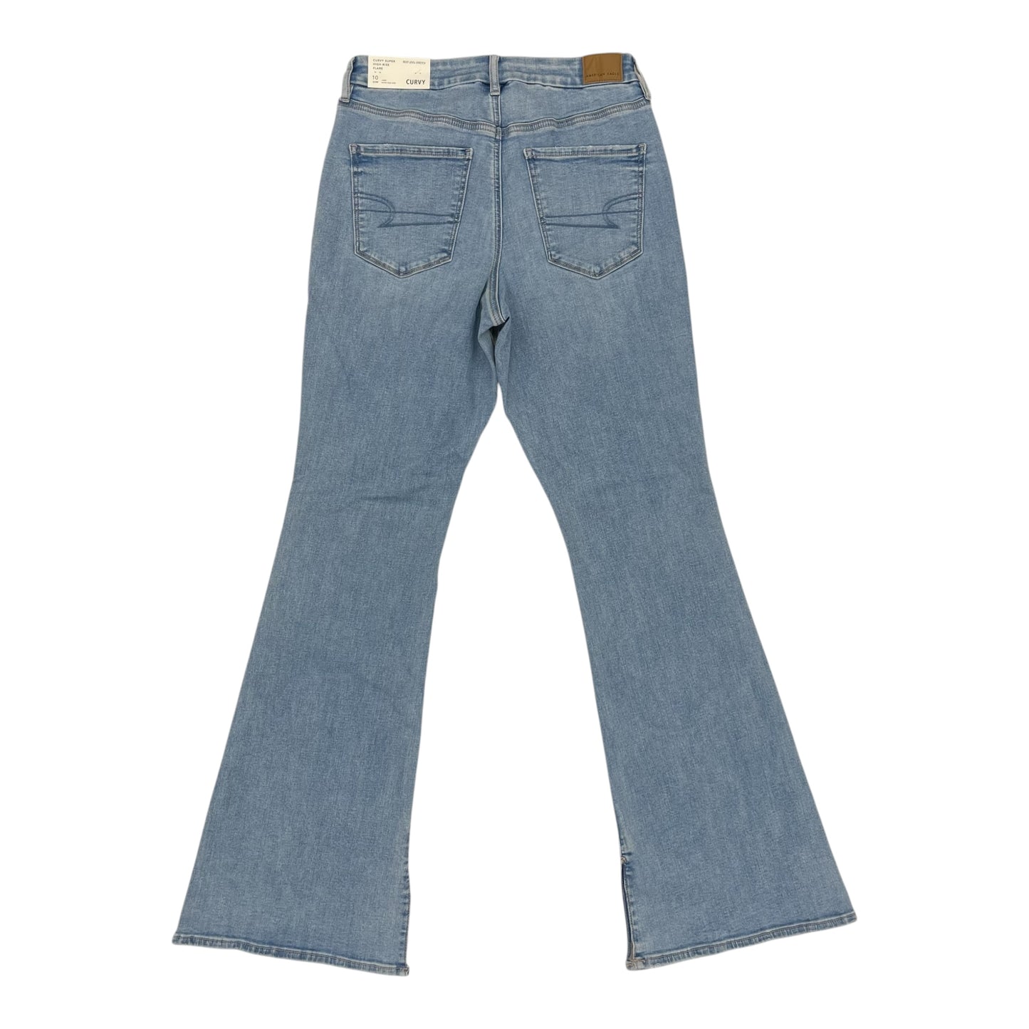 Jeans Flared By American Eagle In Blue Denim, Size:10L