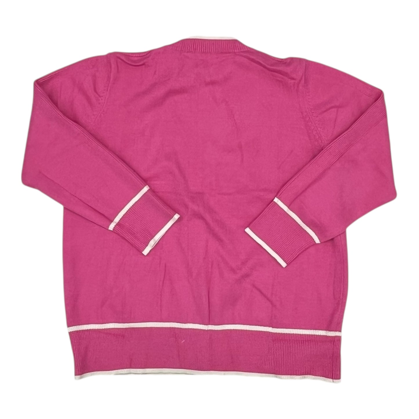 Sweater Cardigan By Dokotoo In Pink, Size:2X