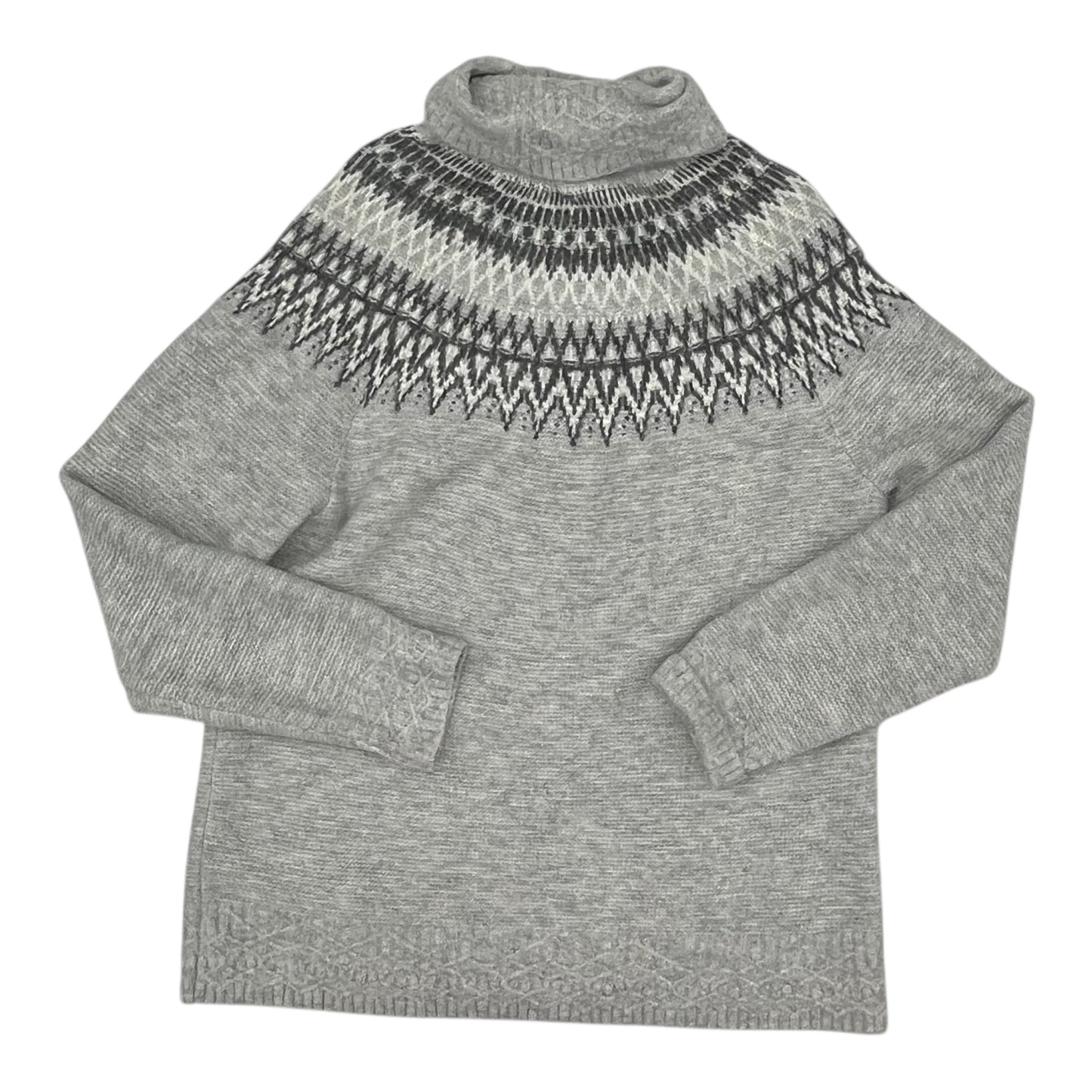 Sweater By Talbots In Grey, Size:L