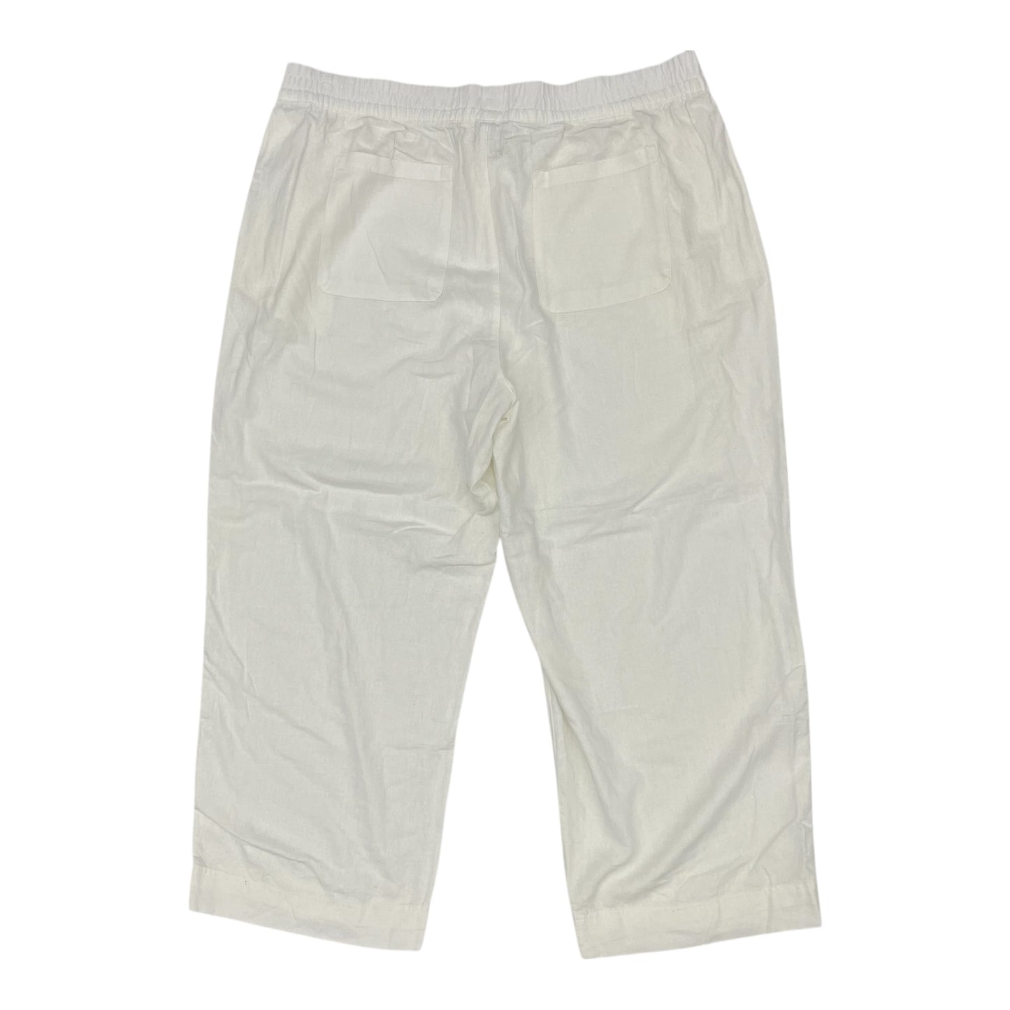 Pants Wide Leg By Old Navy In White, Size:Xxl