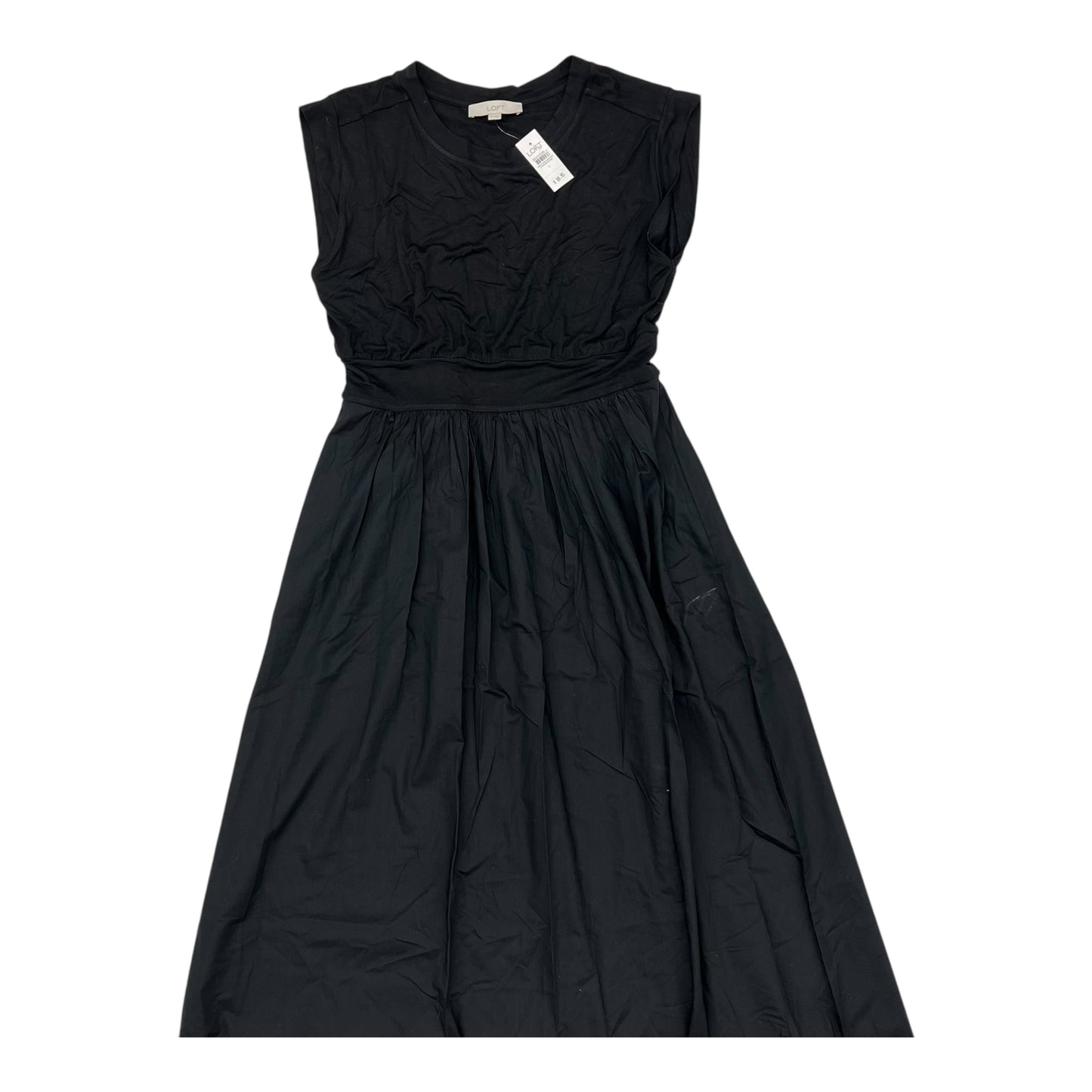 Dress Casual Maxi By Loft In Black, Size:L