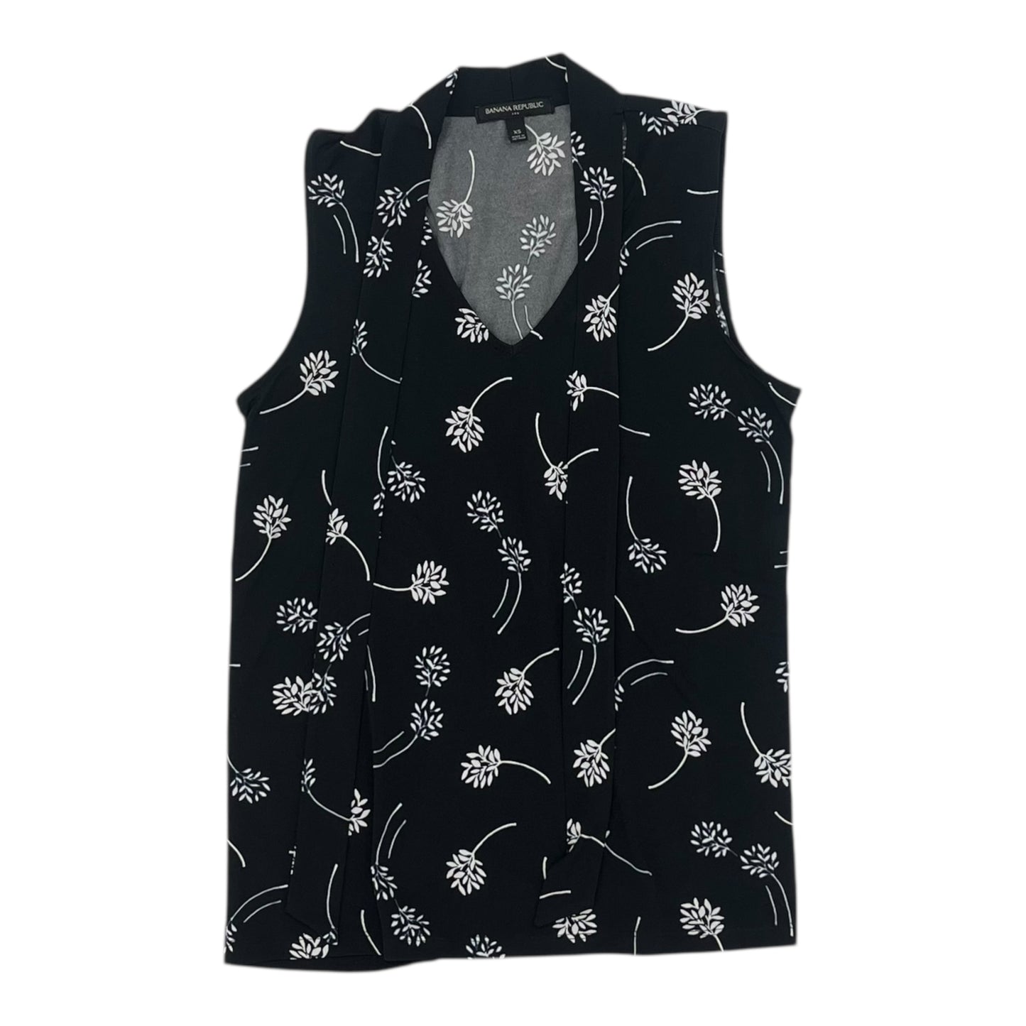 Top Sleeveless By Banana Republic In Black, Size:Xs