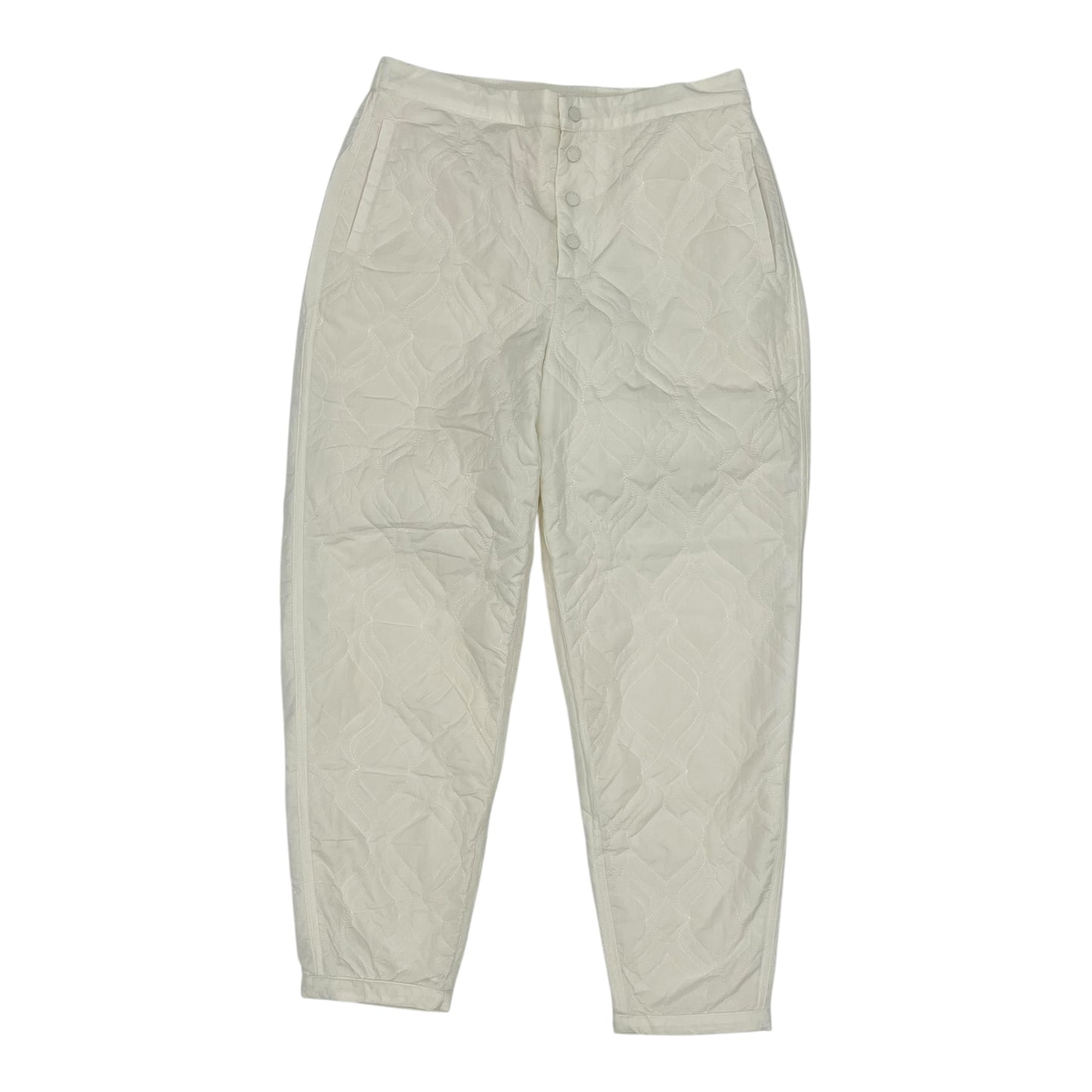 Athletic Pants By Fabletics In Cream, Size:L