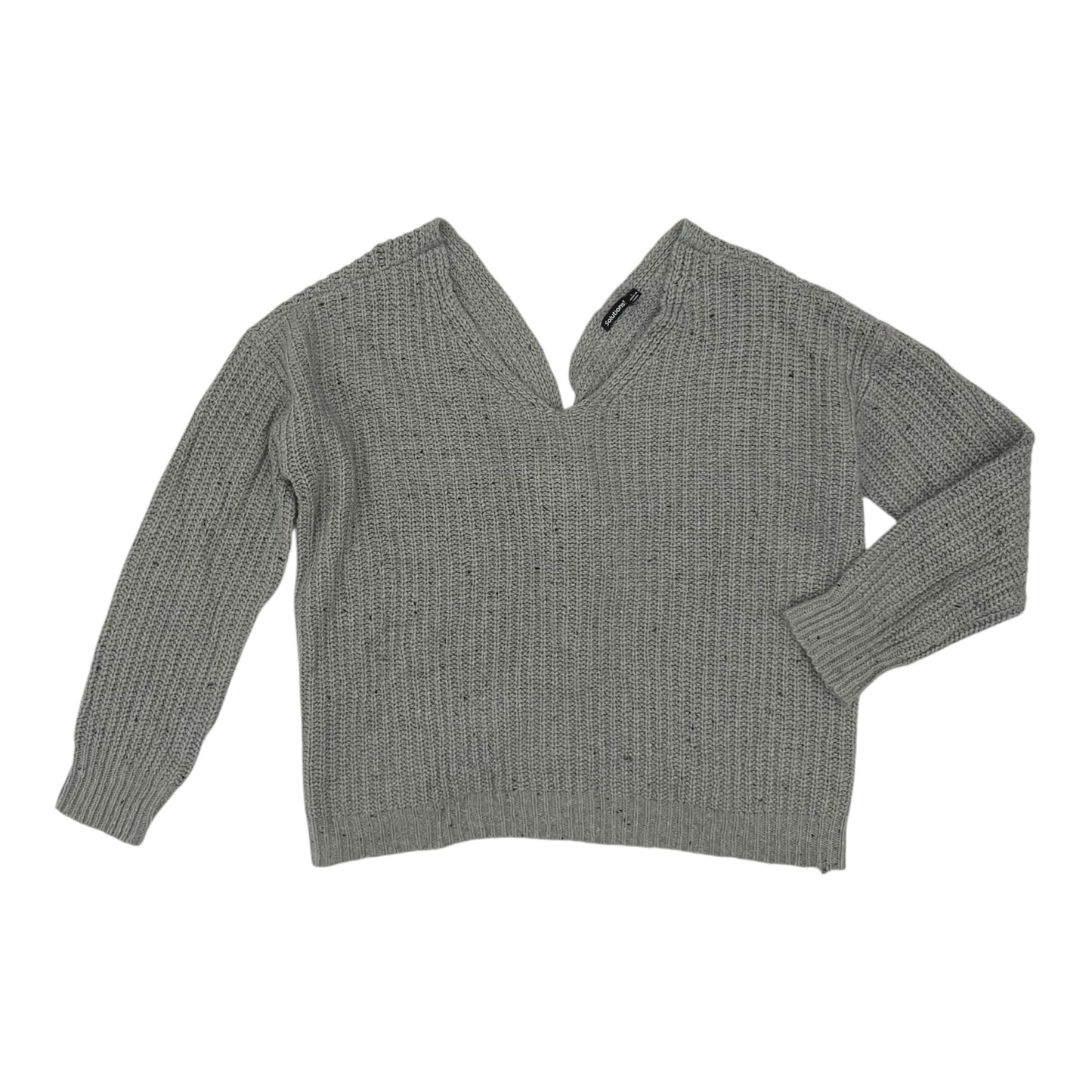Sweater By Solutions In Grey, Size:L