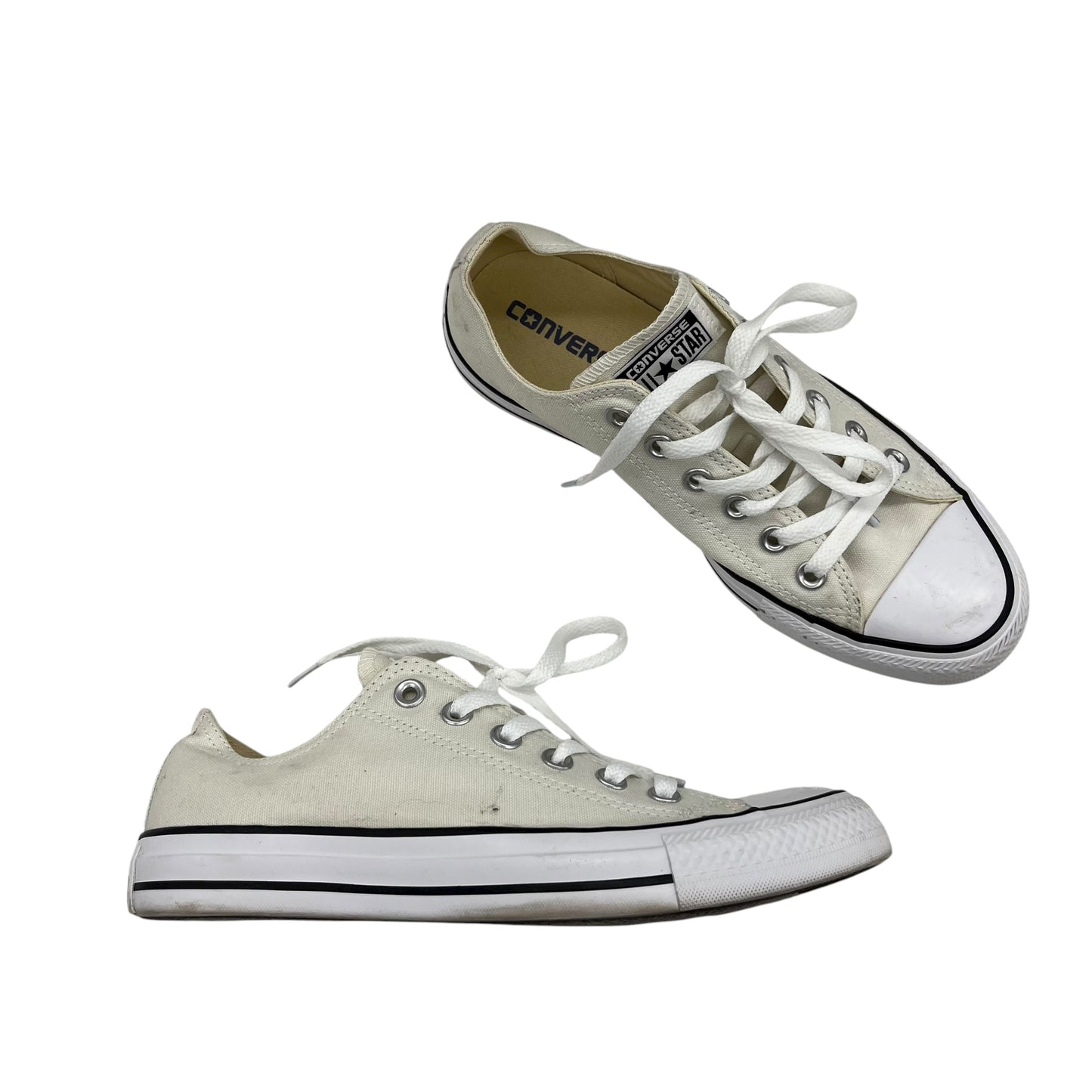 Shoes Sneakers By Converse In Cream, Size:8