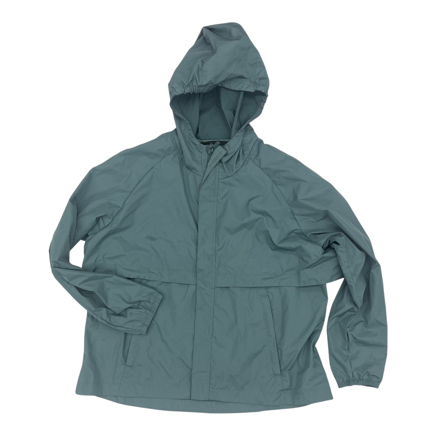 Jacket Windbreaker By All In Motion In Green, Size:Xl