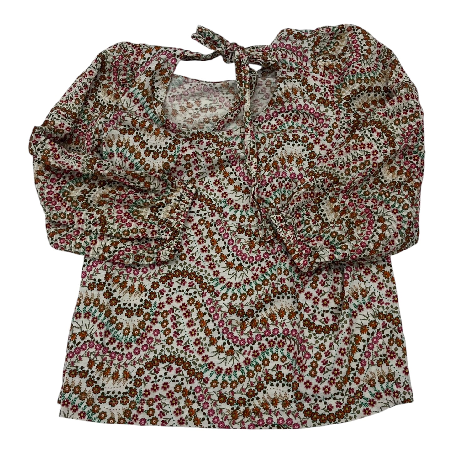 Top Ls By Loft In Floral Print, Size:L