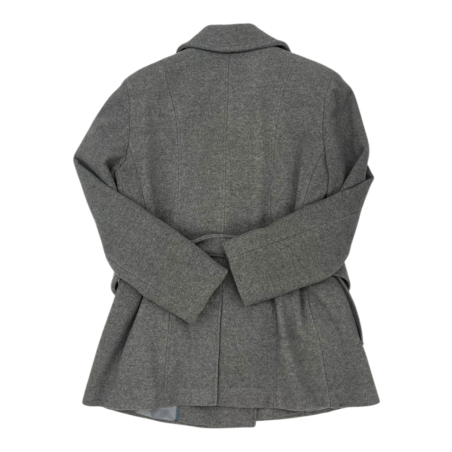 Coat Peacoat By Calvin Klein In Grey, Size:S