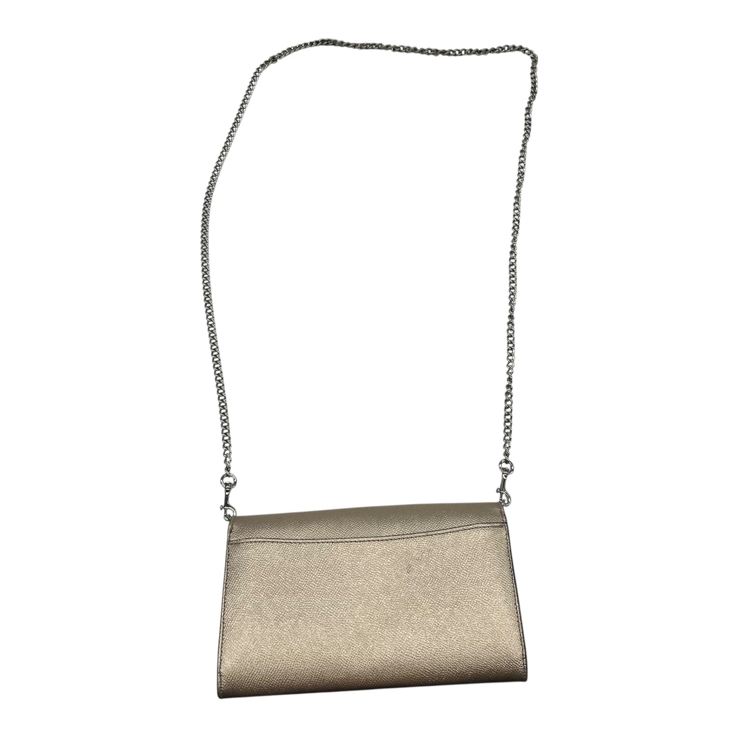 Crossbody Designer By Coach In Gold, Size:Medium