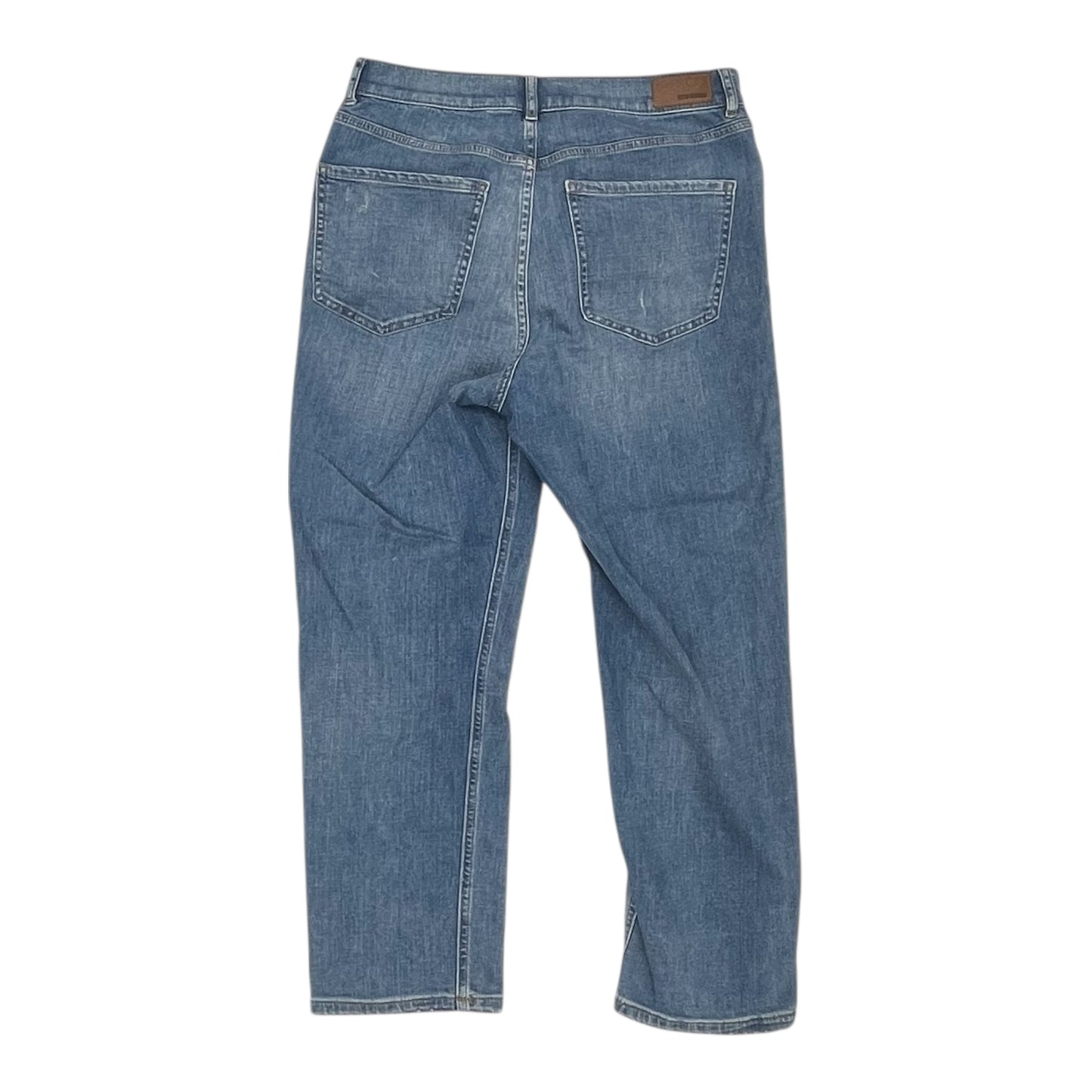Jeans Straight By Express In Blue Denim, Size:12