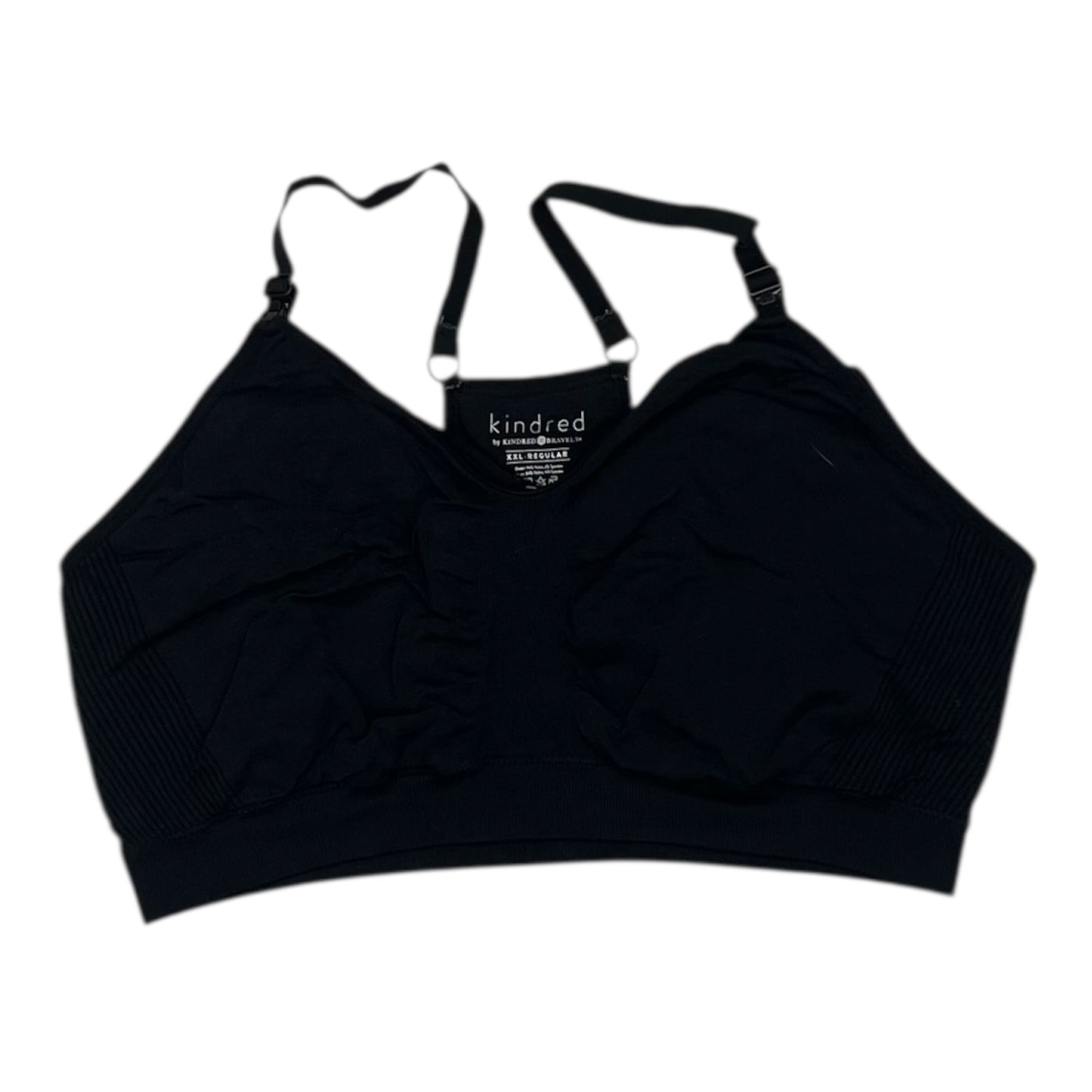 Nursing Bra By Cmc In Black, Size:Xl