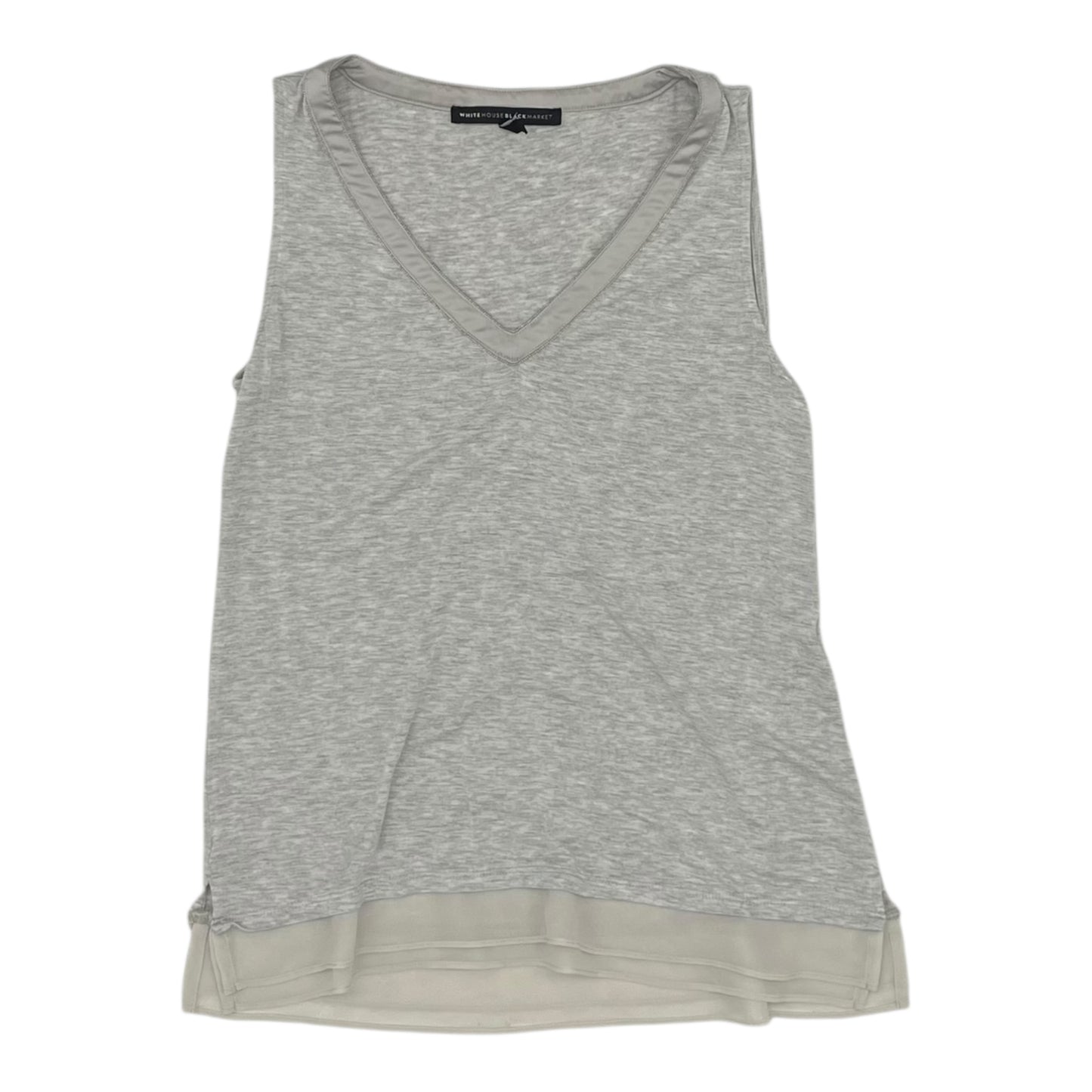 Top Sleeveless By White House Black Market In Grey, Size:Xs