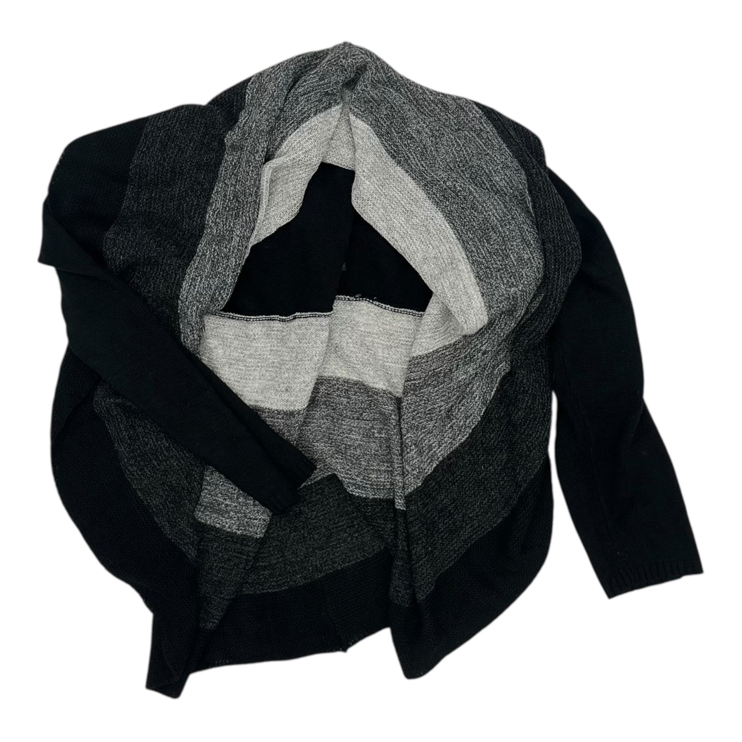 Sweater Cardigan By Massini In Black, Size:Xl