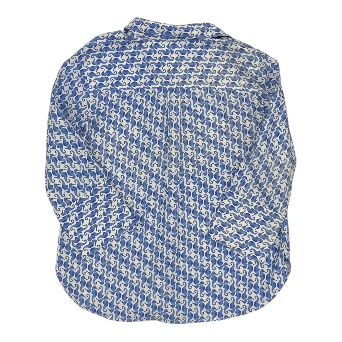 Top Ls By Chicos In Blue & White, Size:L