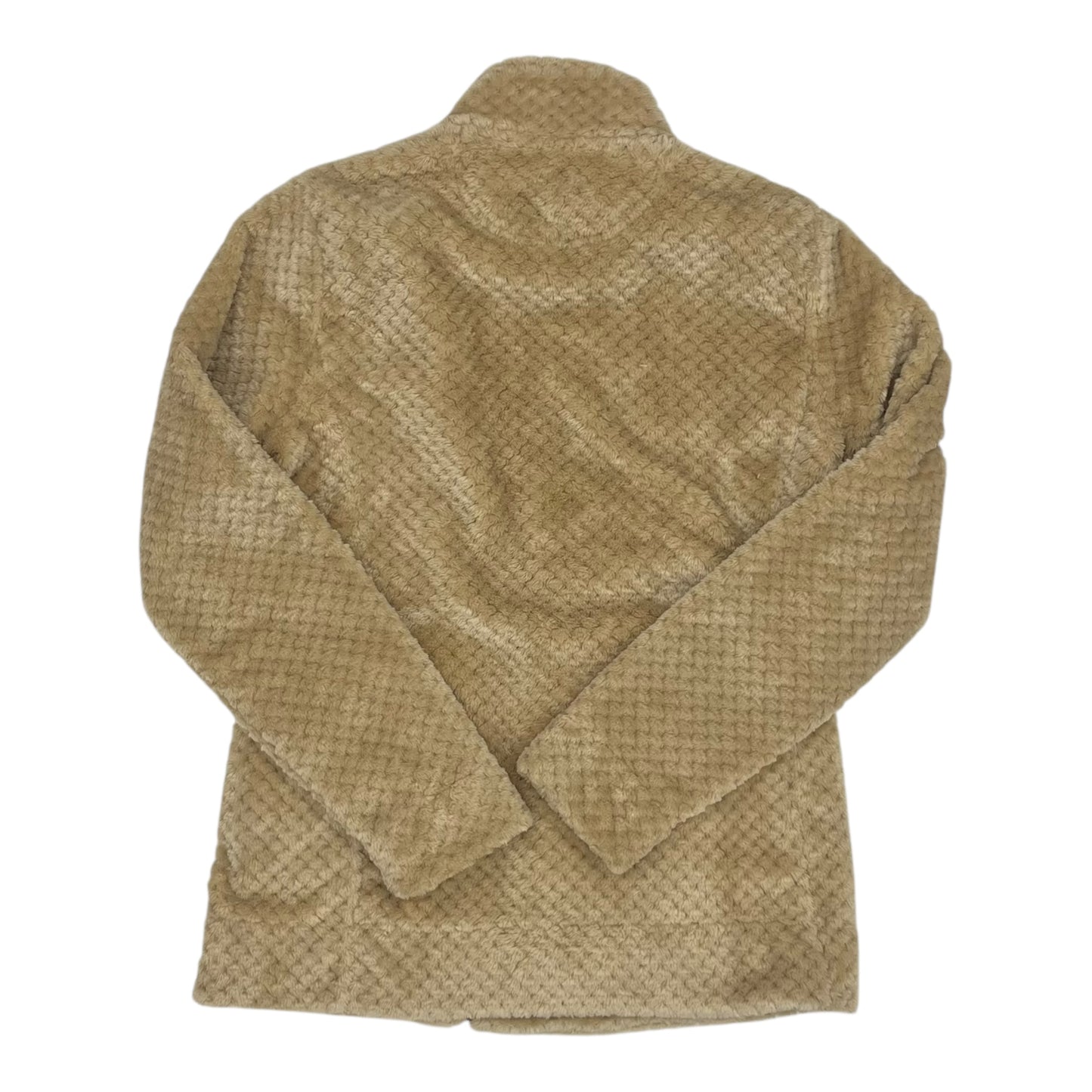 Jacket Fleece By Calvin Klein In Tan, Size:S