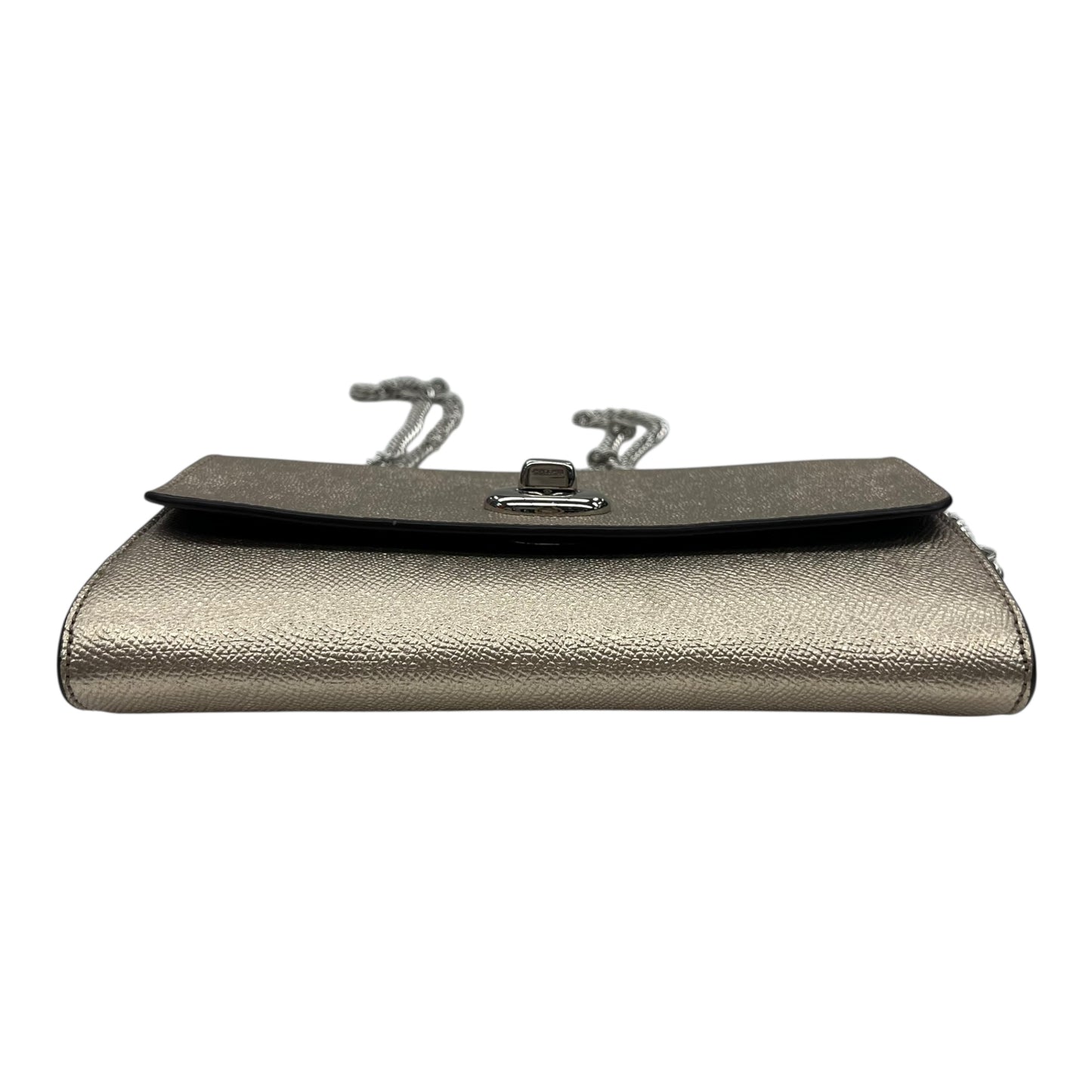 Crossbody Designer By Coach In Gold, Size:Medium