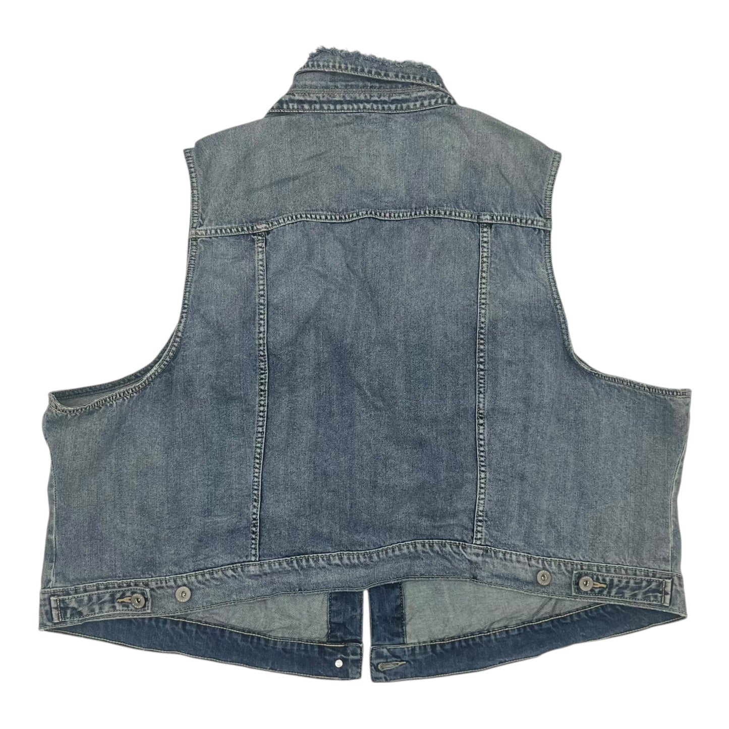 Vest Other By Torrid In Blue Denim, Size:4X