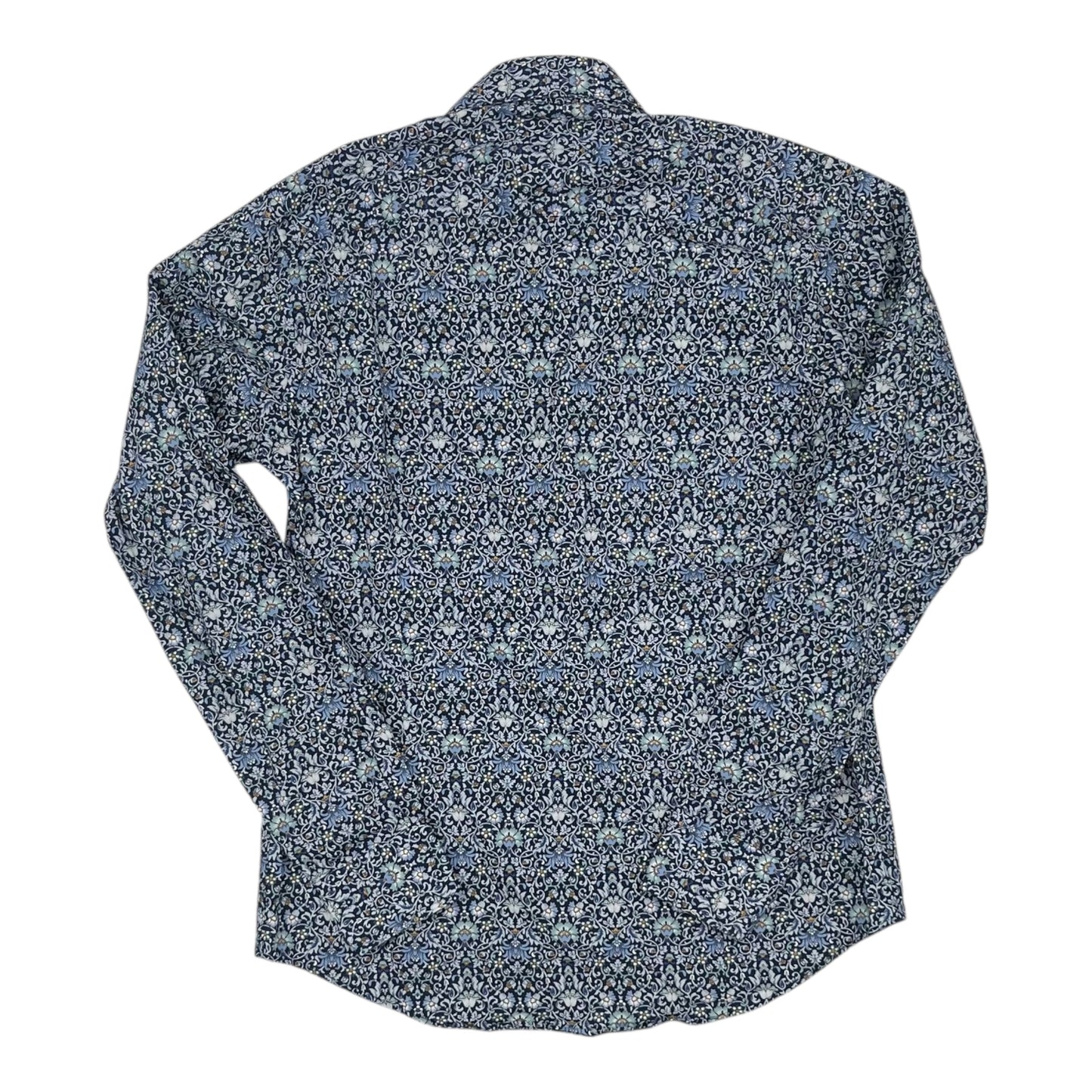 Blouse Ls By Clothes Mentor In Blue, Size:S