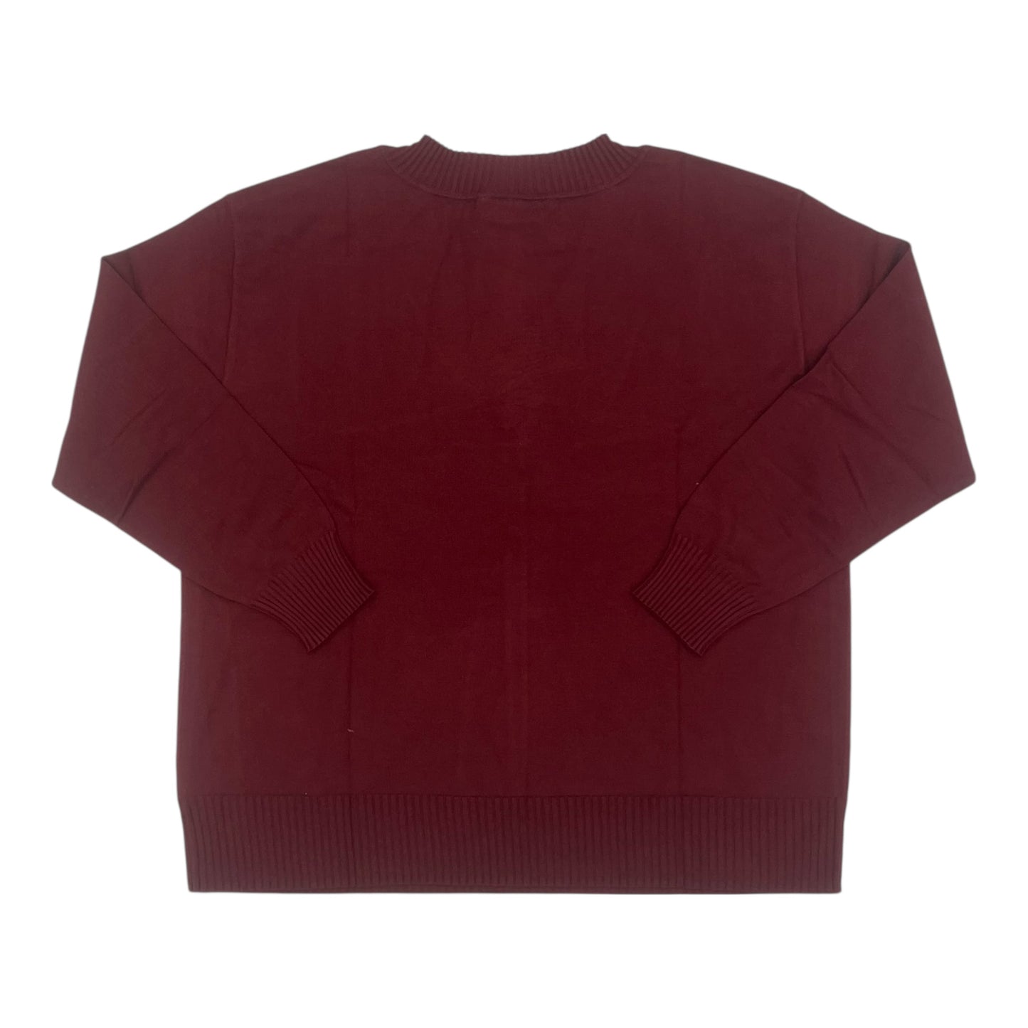 Sweater By Lane Bryant In Red, Size:1X