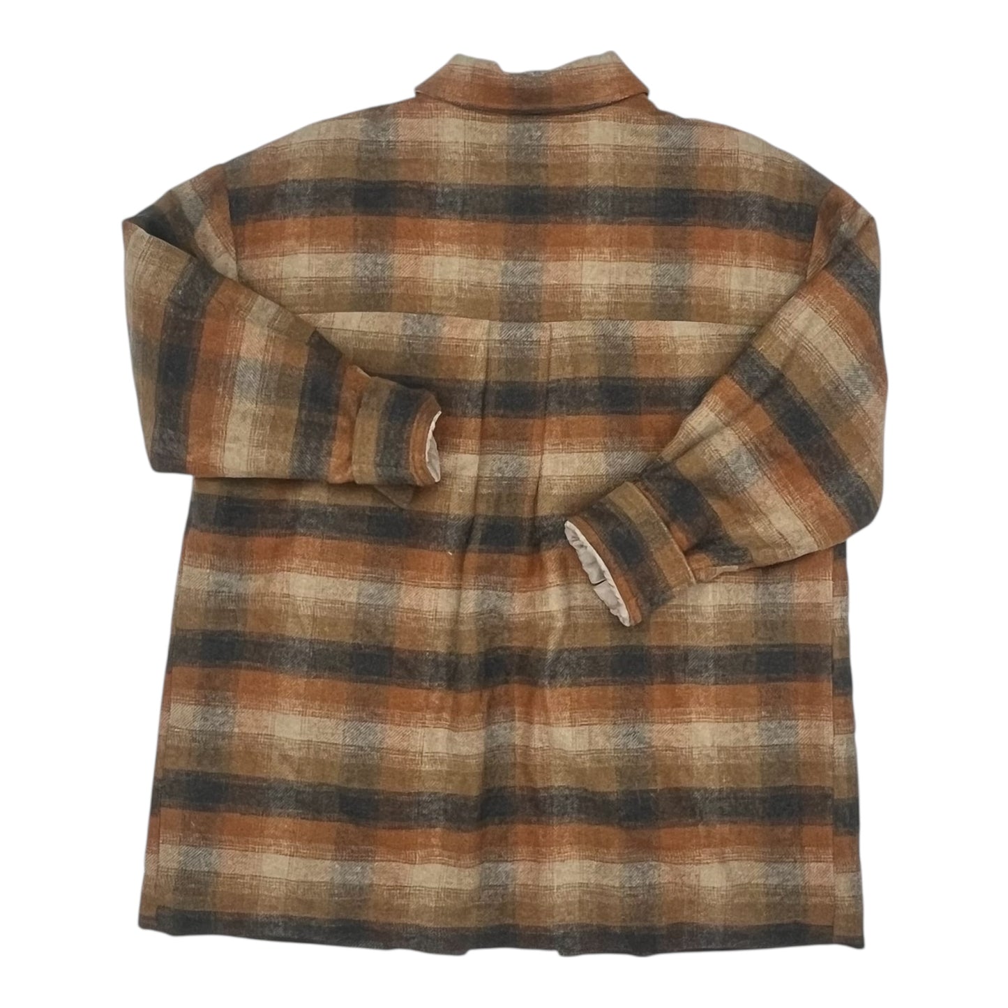 Jacket Faux Fur & Sherpa By American Eagle In Brown, Size:S