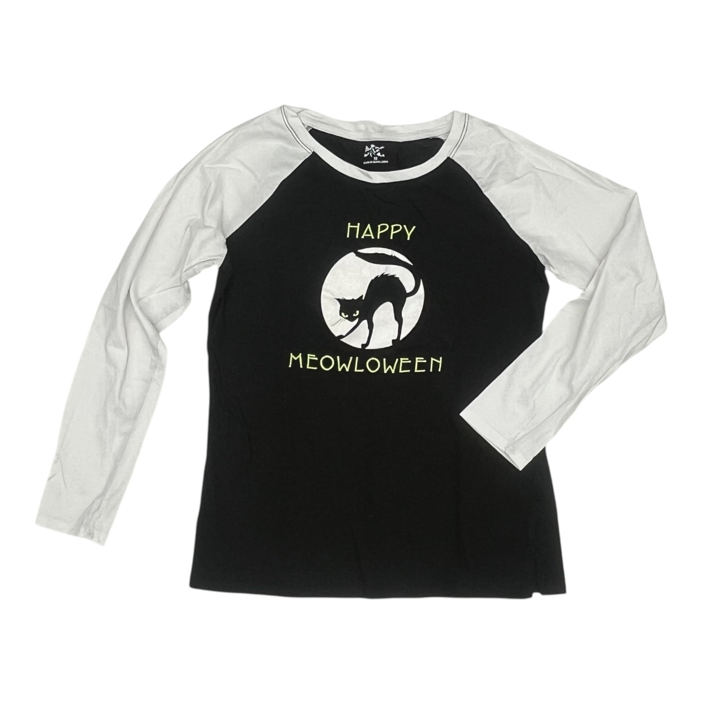 Top Ls By Clothes Mentor In Black & White, Size:M