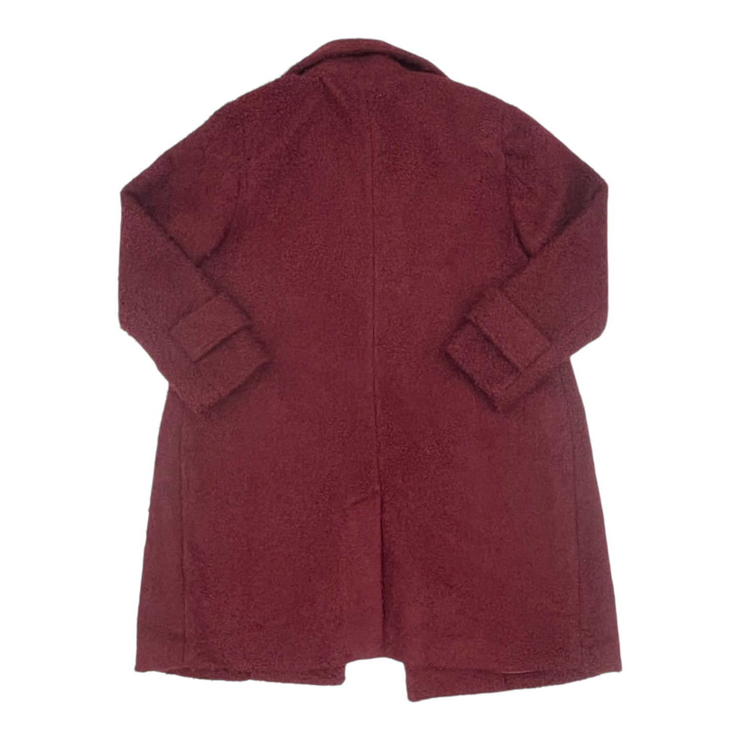 Coat Faux Fur & Sherpa By Nine West In Red, Size:Xl