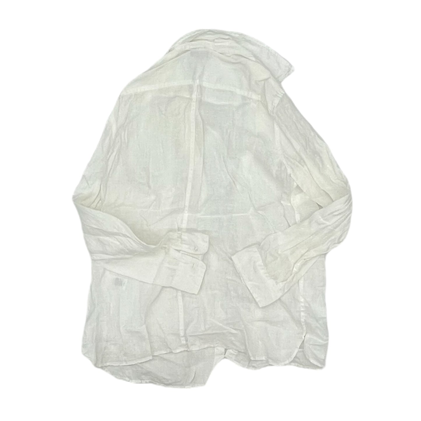 Blouse Ls By Talbots In Cream, Size:L