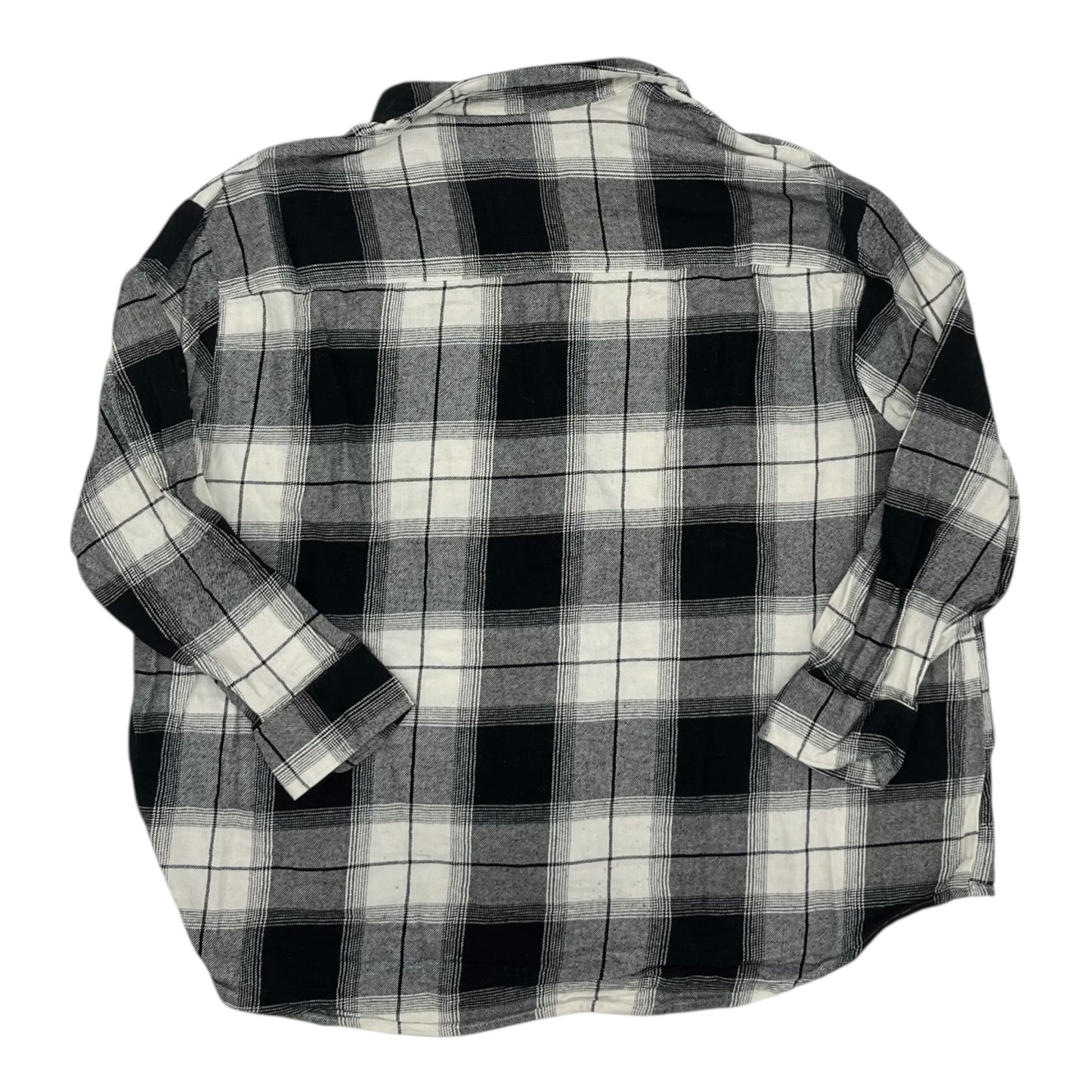 Blouse Ls By Old Navy In Black & White, Size:Xxl