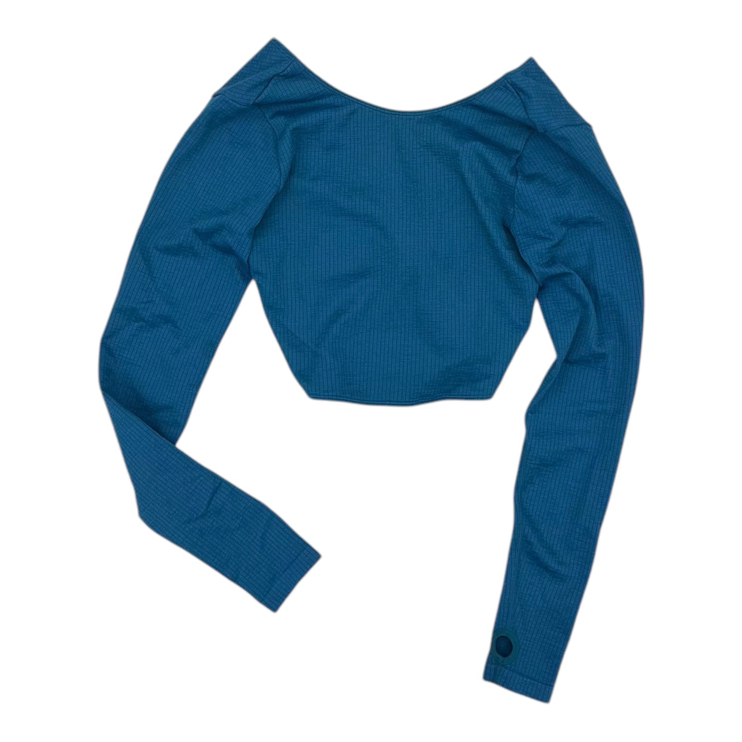 Athletic Top Ls Crewneck By Joy Lab In Blue, Size:M