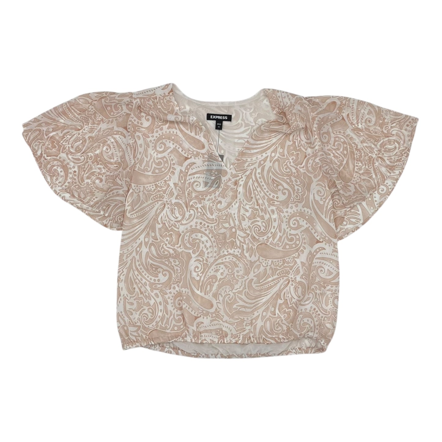 Blouse Ss By Express In Pink, Size:Xs