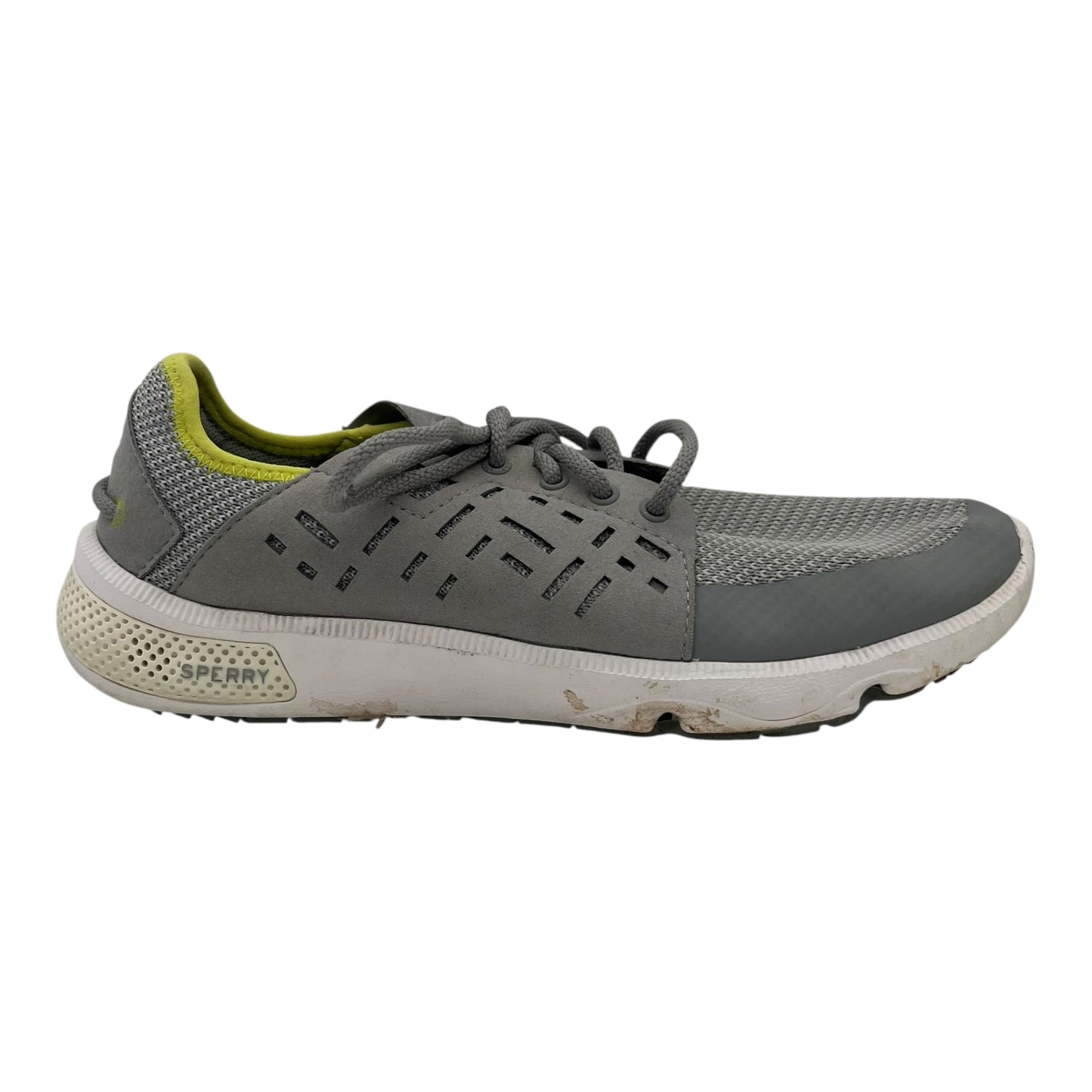 Shoes Athletic By Sperry In Grey, Size:7.5