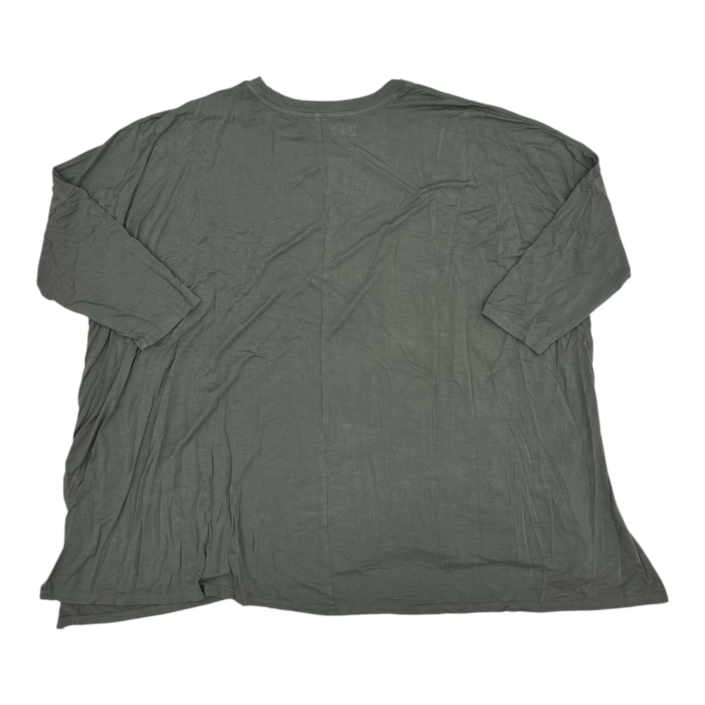 Top 3/4 Sleeve Basic By Maurices In Green, Size:L