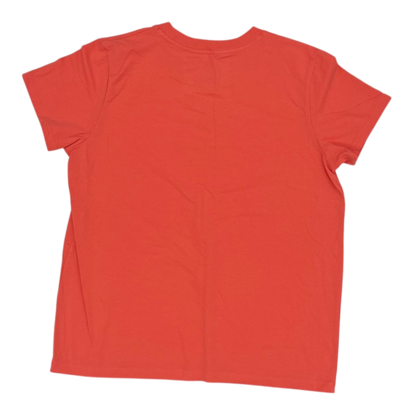 Athletic Top Ss By Under Armour In Orange, Size:L