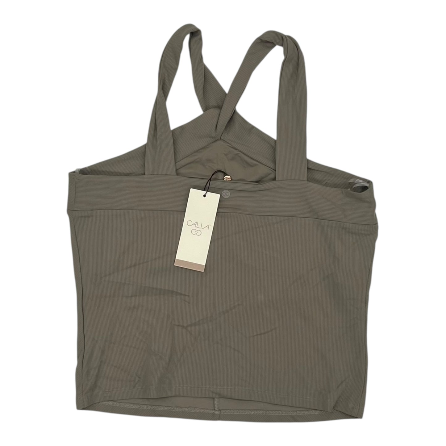 Athletic Tank Top By Calia In Tan, Size:L