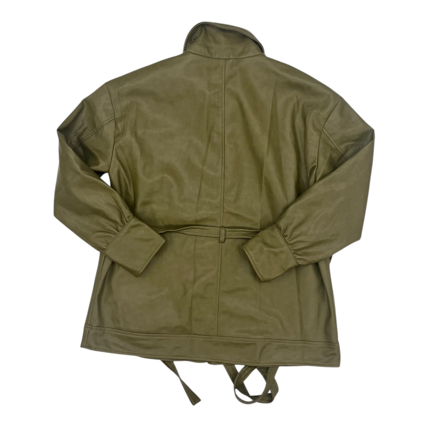 Jacket Utility By Clothes Mentor In Green, Size:L