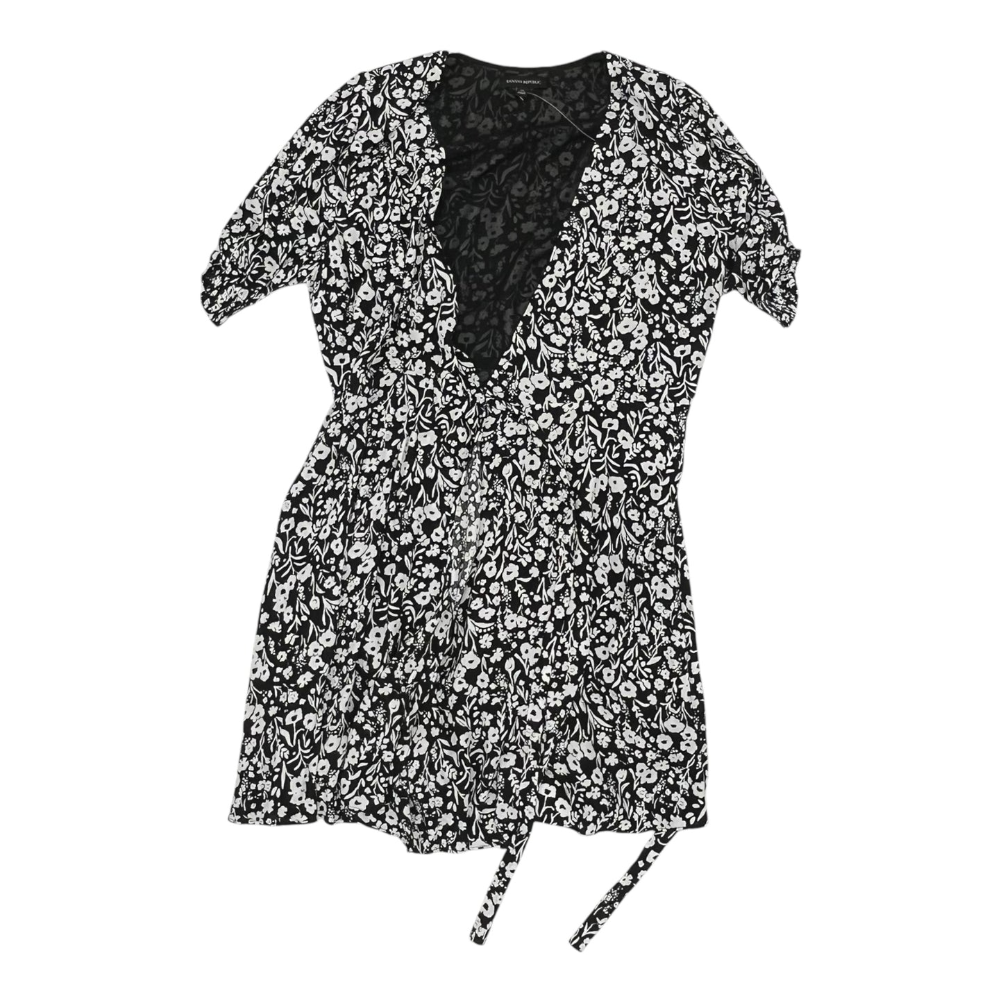 Dress Casual Midi By Banana Republic In Black, Size:14