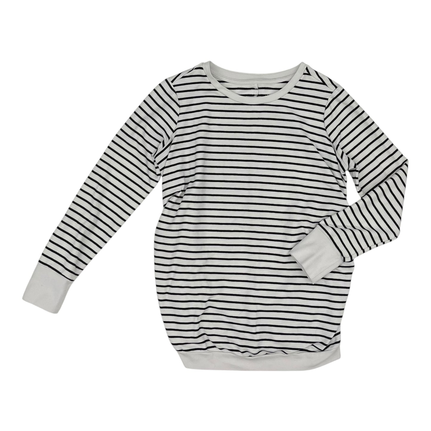 Mat Top Ls By Isabel Maternity In Striped Pattern, Size:S