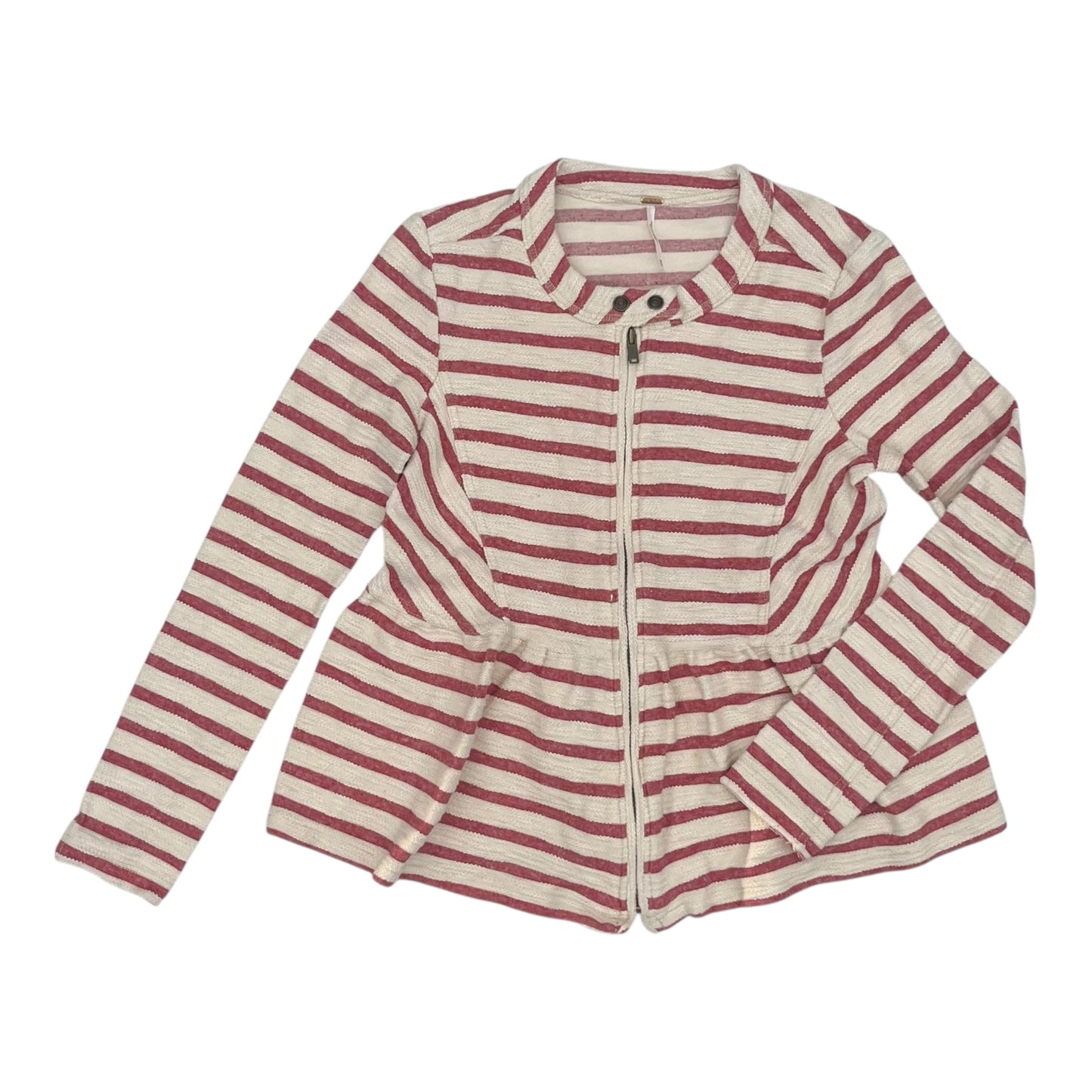 Jacket Other By Free People In Cream & Red, Size:Xs