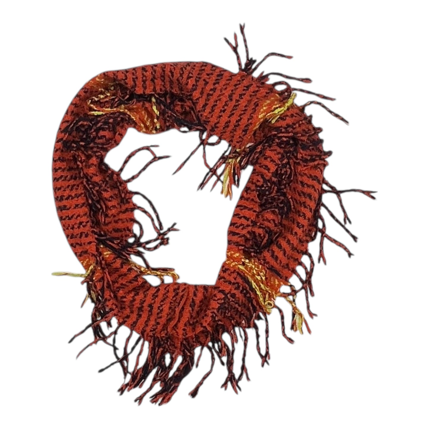 Scarf Winter By Clothes Mentor In Blue & Orange